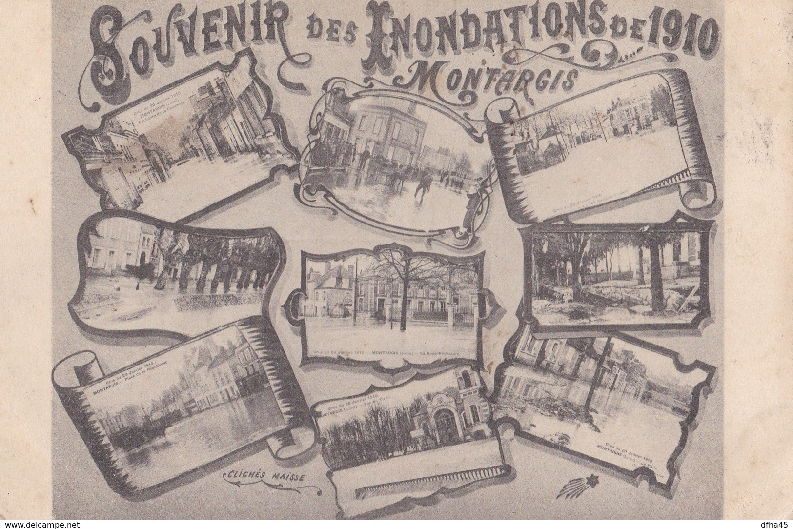 Montargis : Souvenir Des Inondations De 1910 - Montargis
