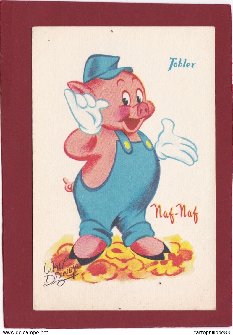 BD LE  LES 3 PETITS COCHONS DE WALT DISNEY  NAF NAF SERIE CHOCOLAT TOBLER - Cómics