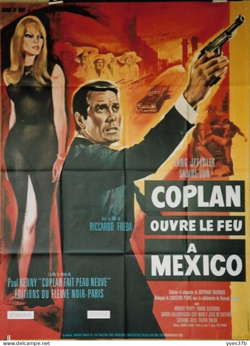 Coplan Ouvre Le Feu à Mexico Lang Jeffries, S. Sun..1967 - Affiche 120x160 - TTB - Posters