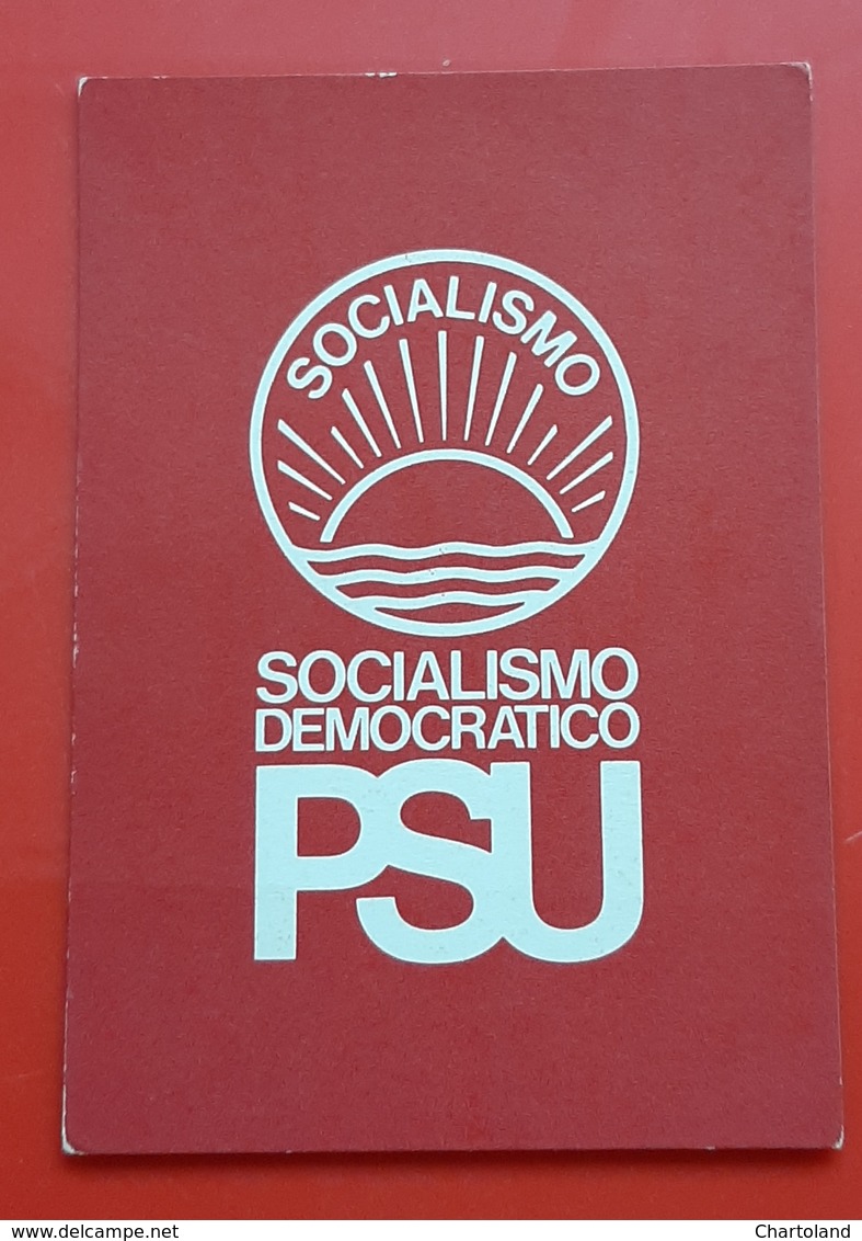 Cartolina Socialismo Democratico PSU - 1948 - Altri & Non Classificati