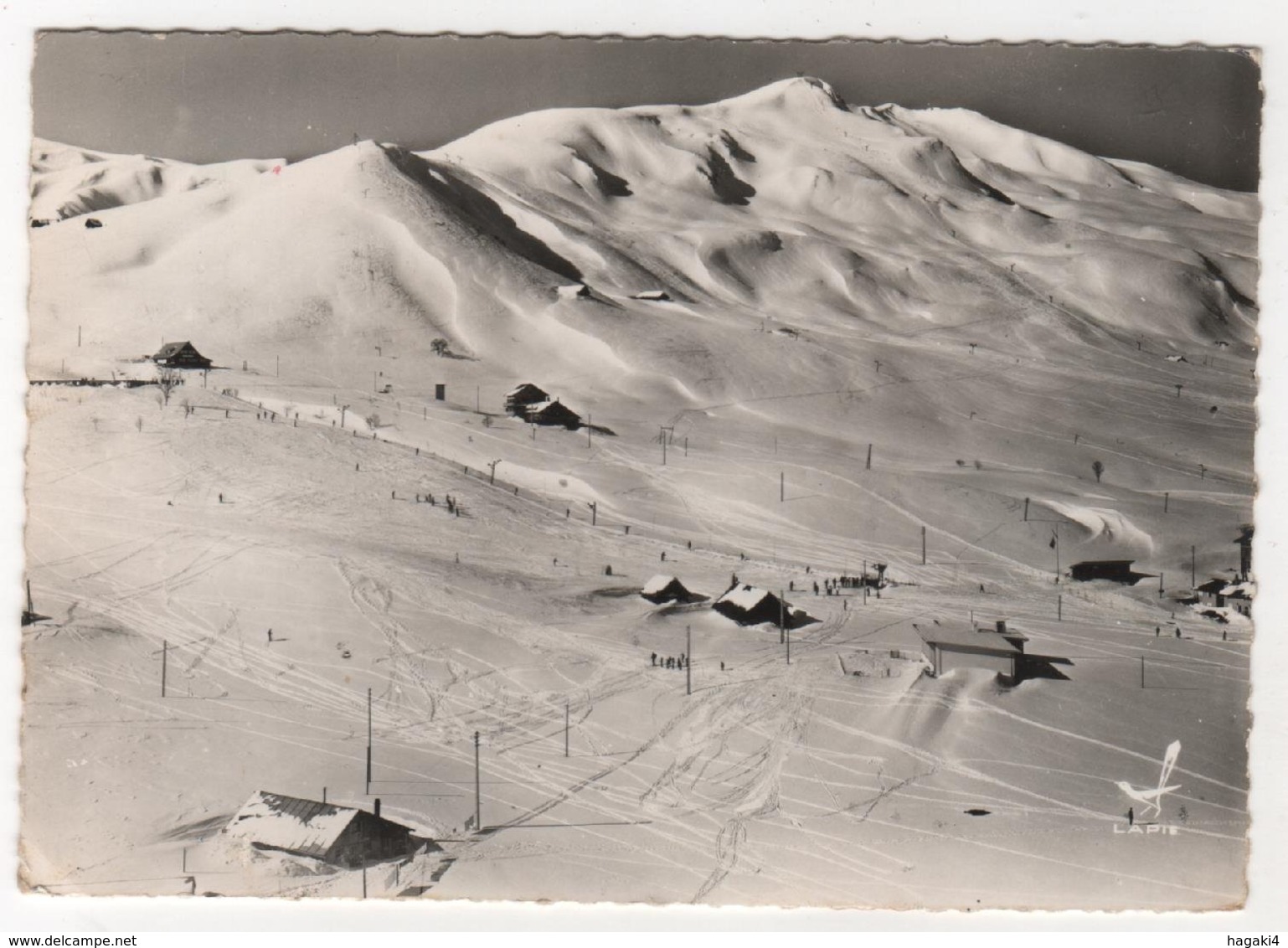 CPSM 73 : 3 - LA TOUSSUIRE - Ensemble Des Pistes - En Avion... - Ed. Lapie à St-Maur - 1963 - Autres & Non Classés