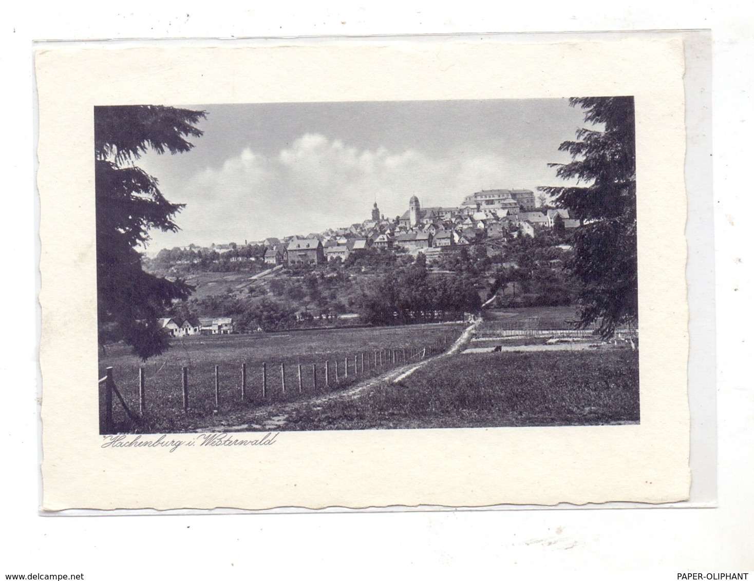 5238 HACHENBURG, Gesamtansicht, 1935 - Hachenburg