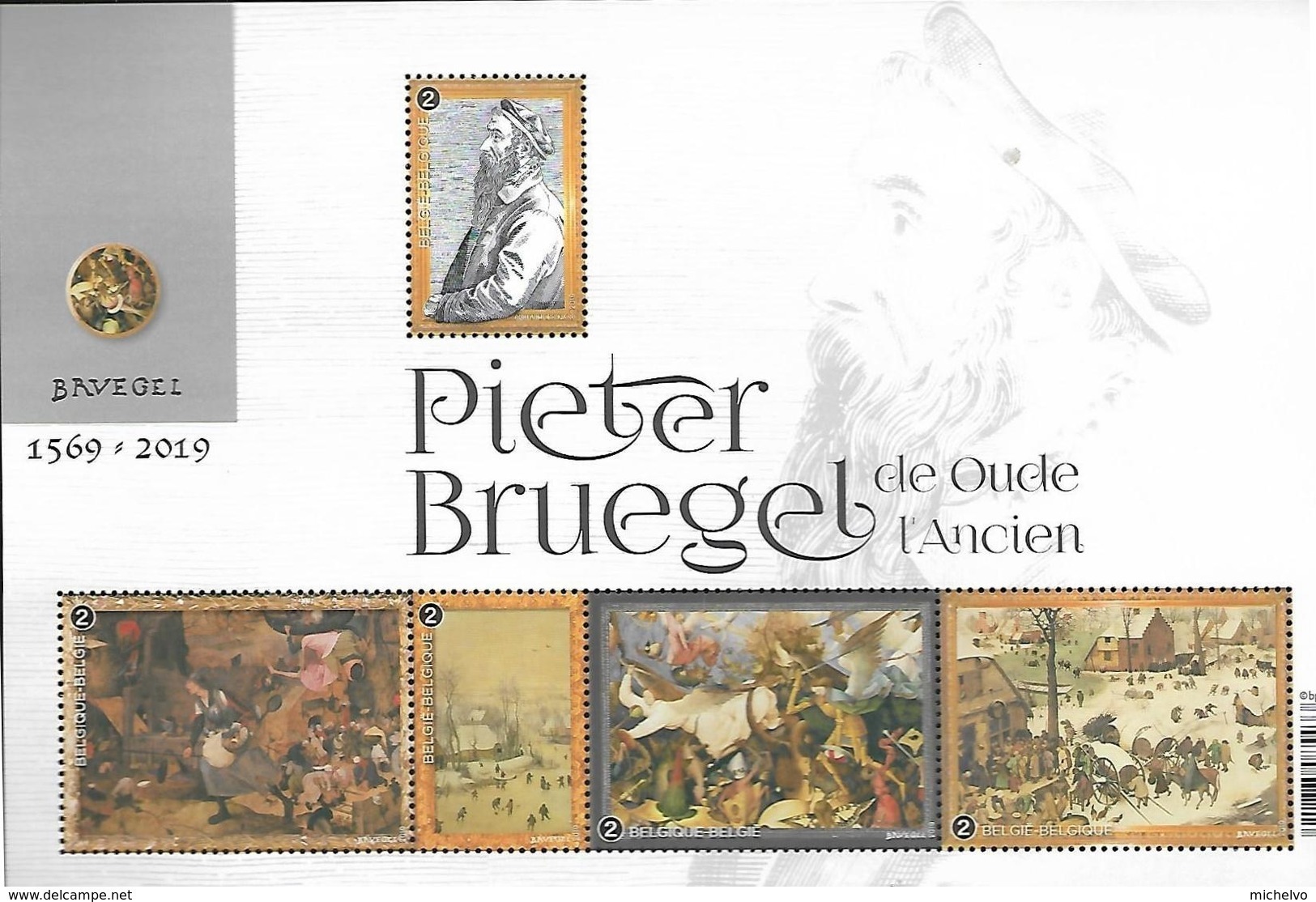 Belg. 2019 - Pieter Bruegel ** - Unused Stamps