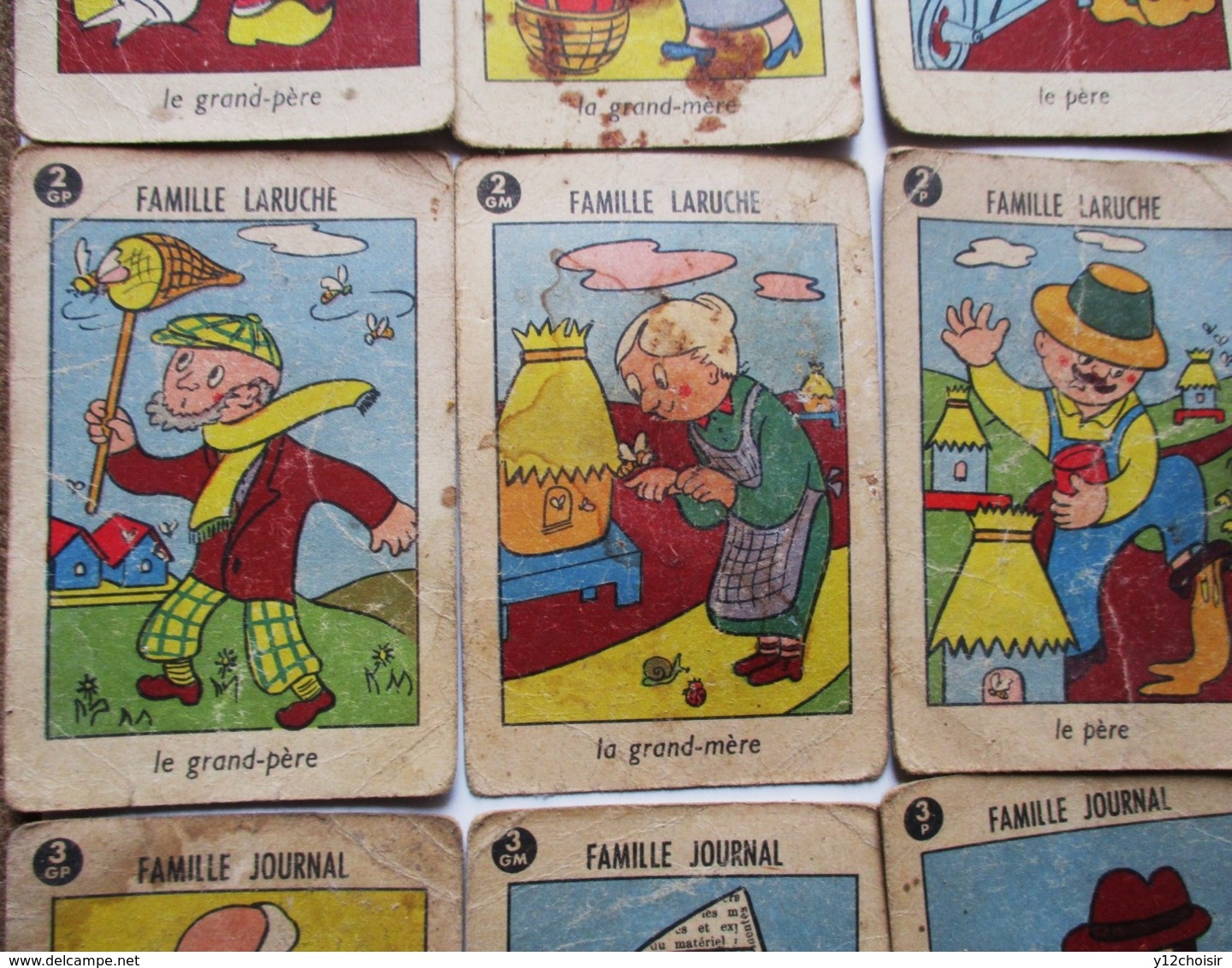 ANCIEN JEU 42 CARTES 7 SEPT FAMILLES JARDINIER CHOCOLAT LA RUCHE JOURNAL PEINTURLURE MUSIQUE ​​​​LUNETTES . GRAMOPHONE - Autres & Non Classés