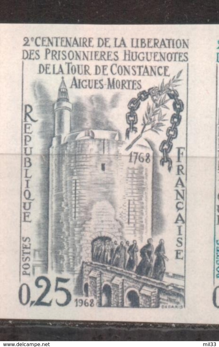 Tour De Constance De 1968 YT 1566 Essai De Couleur Sans Trace De Charnière - Non Classés