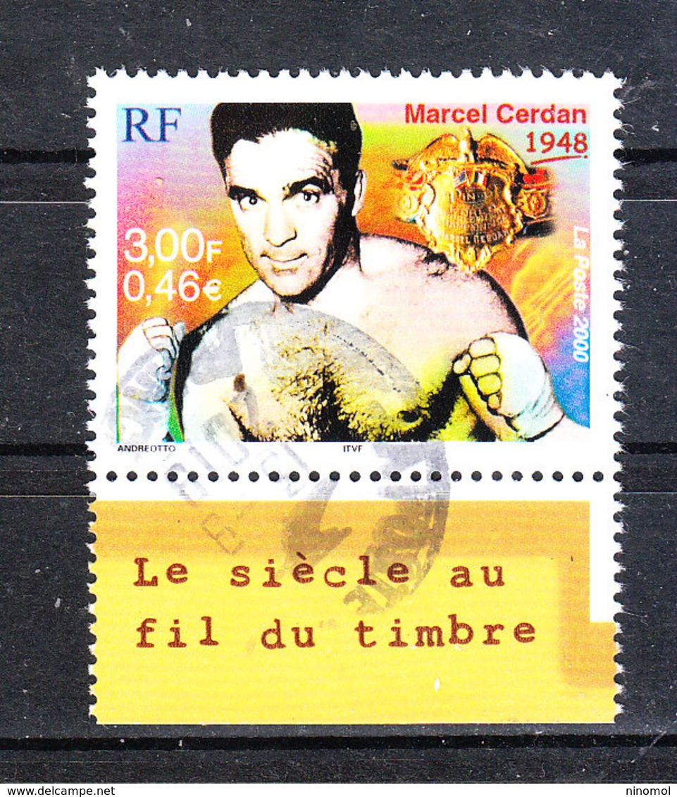 Francia - 2000. Marcel Cerdan, Boxe French Champion - Pugilato