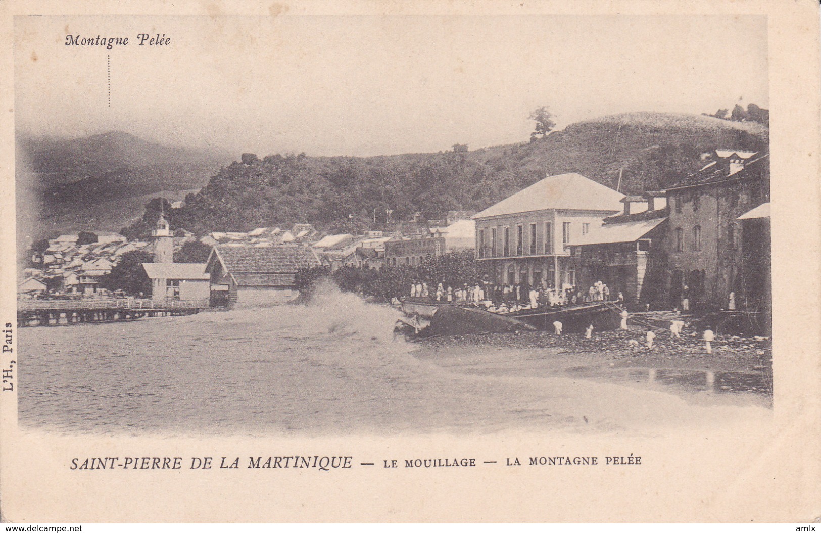 Martinique. Saint-Pierre. La Montagne Pelée. Non écrite. Précurseur. Tbe - Other & Unclassified