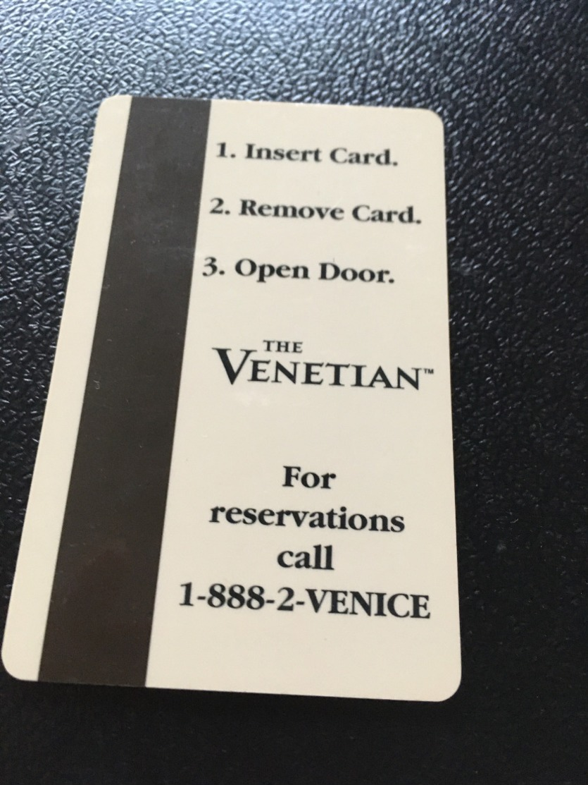 Hotelkarte Room Key Keycard Clef De Hotel Tarjeta Hotel   LAS VEGAS  THE VENETIAN - Non Classés