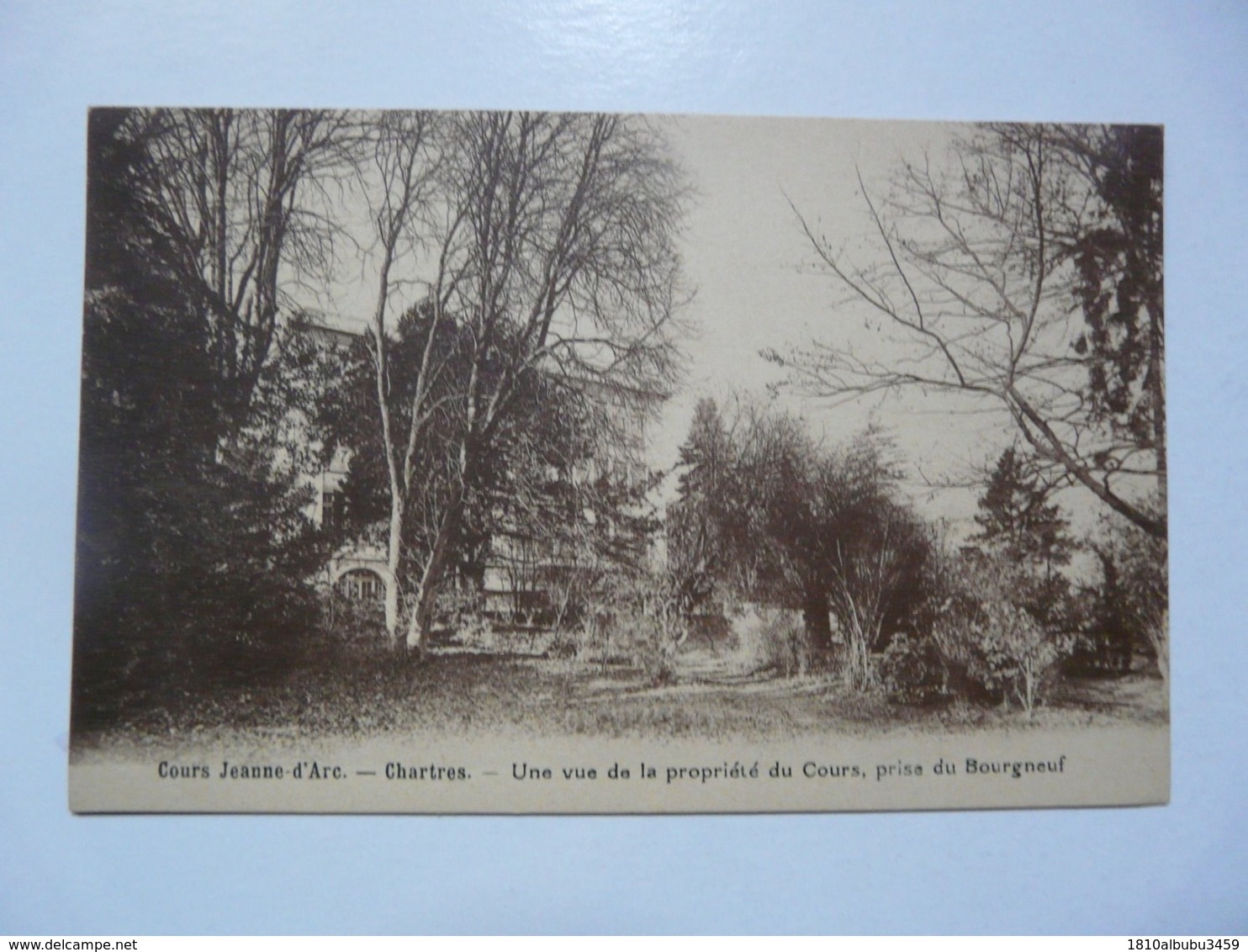 CPA 28 EURE ET LOIR - CHARTRES : Cours Jeanne D'Arc - Une Vue De La Propriété Du Cours, Prise Du Bourgneuf - Chartres