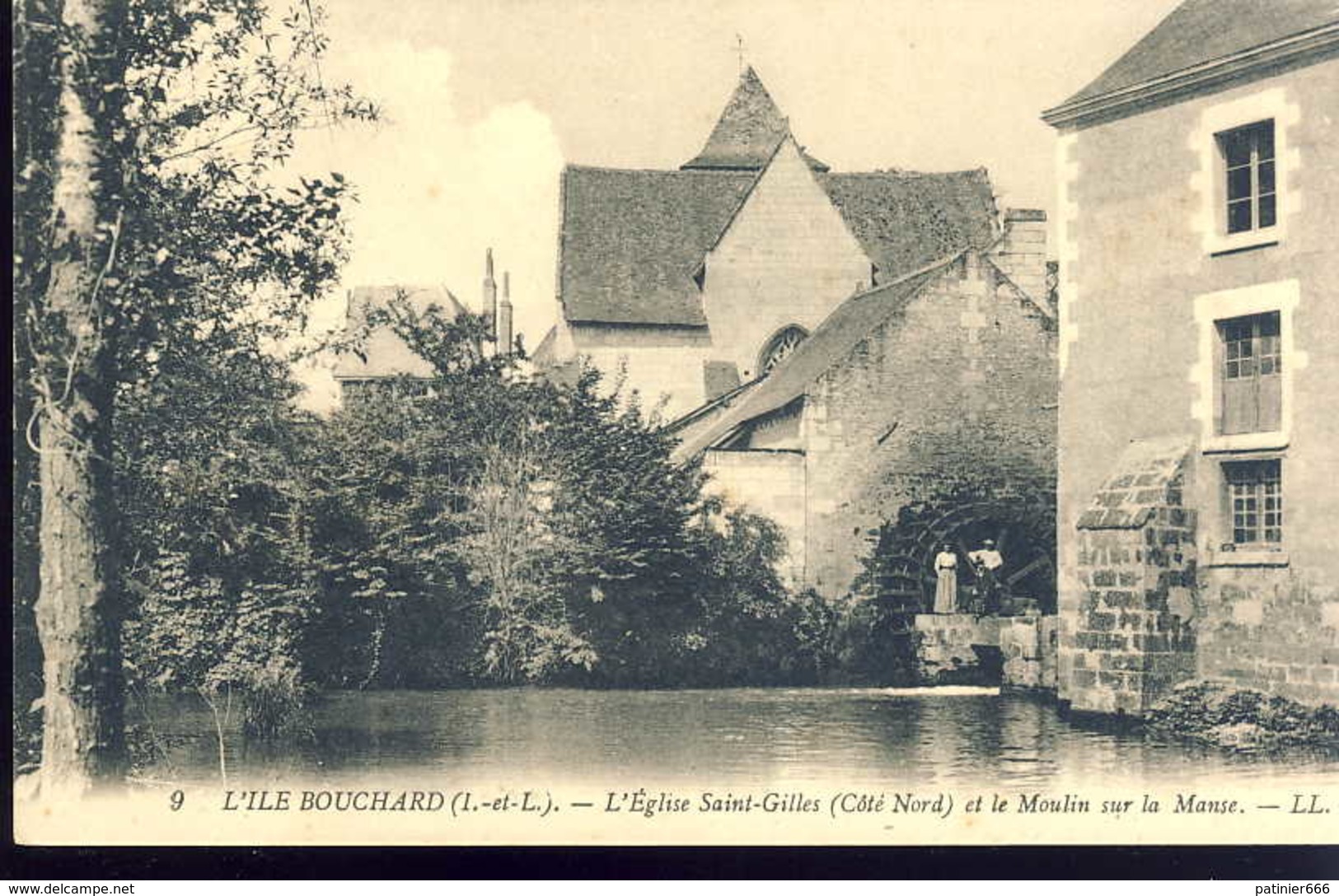 Ile Bouchard  L'eglise Saint Gilles - L'Île-Bouchard