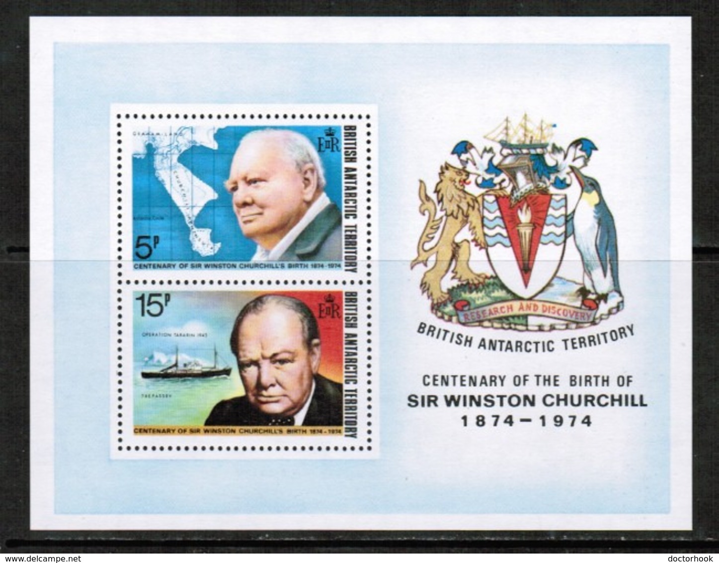 BRITISH ANTARCTIC TERRITORY  Scott # 62-3a** VF MINT NH INCLUDING Souvenir Sheet (SS-437) - Unused Stamps