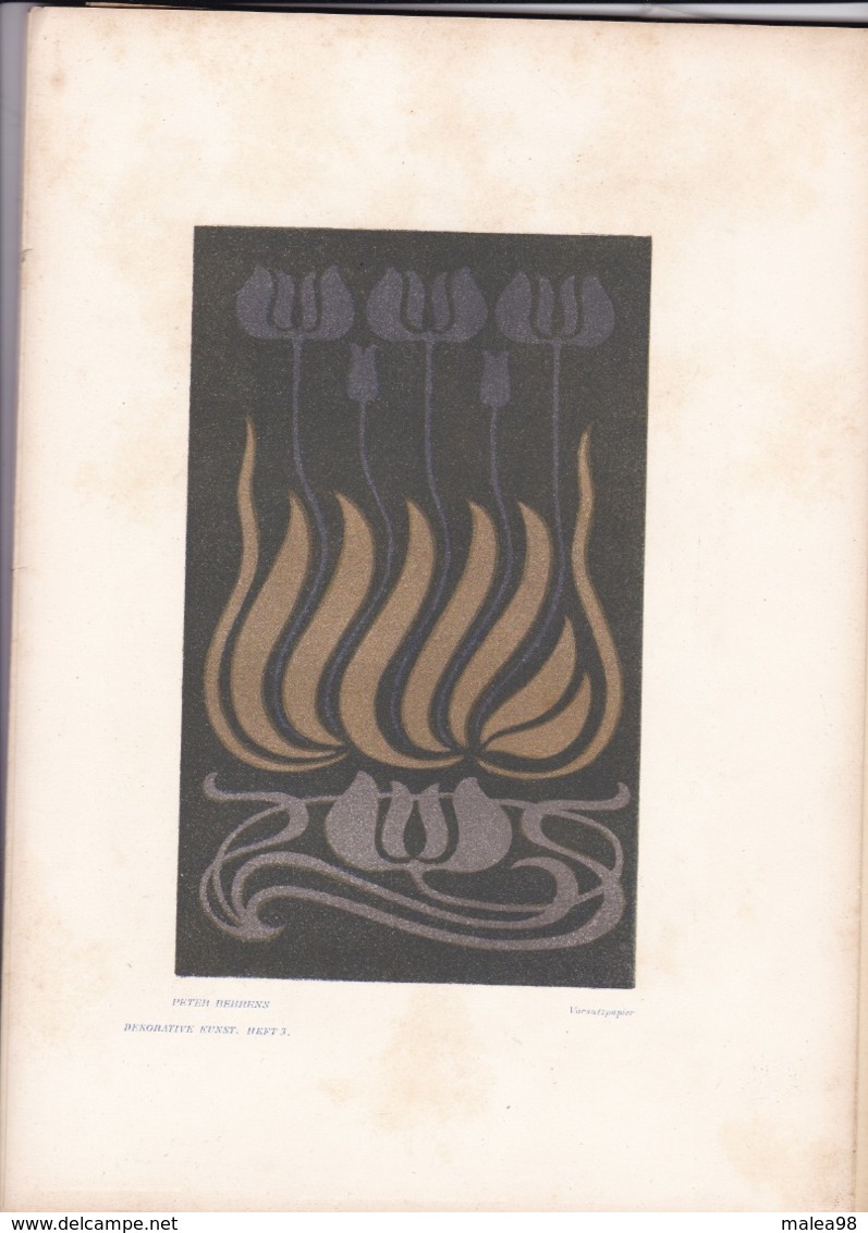 DEKORATIVE  KUNST  DECEMBER  1897  N°  3 MUNCHEN  F. BRUCKMANN ,,,,TRES BELLE REVUE ART  NOUVEAU - Arte