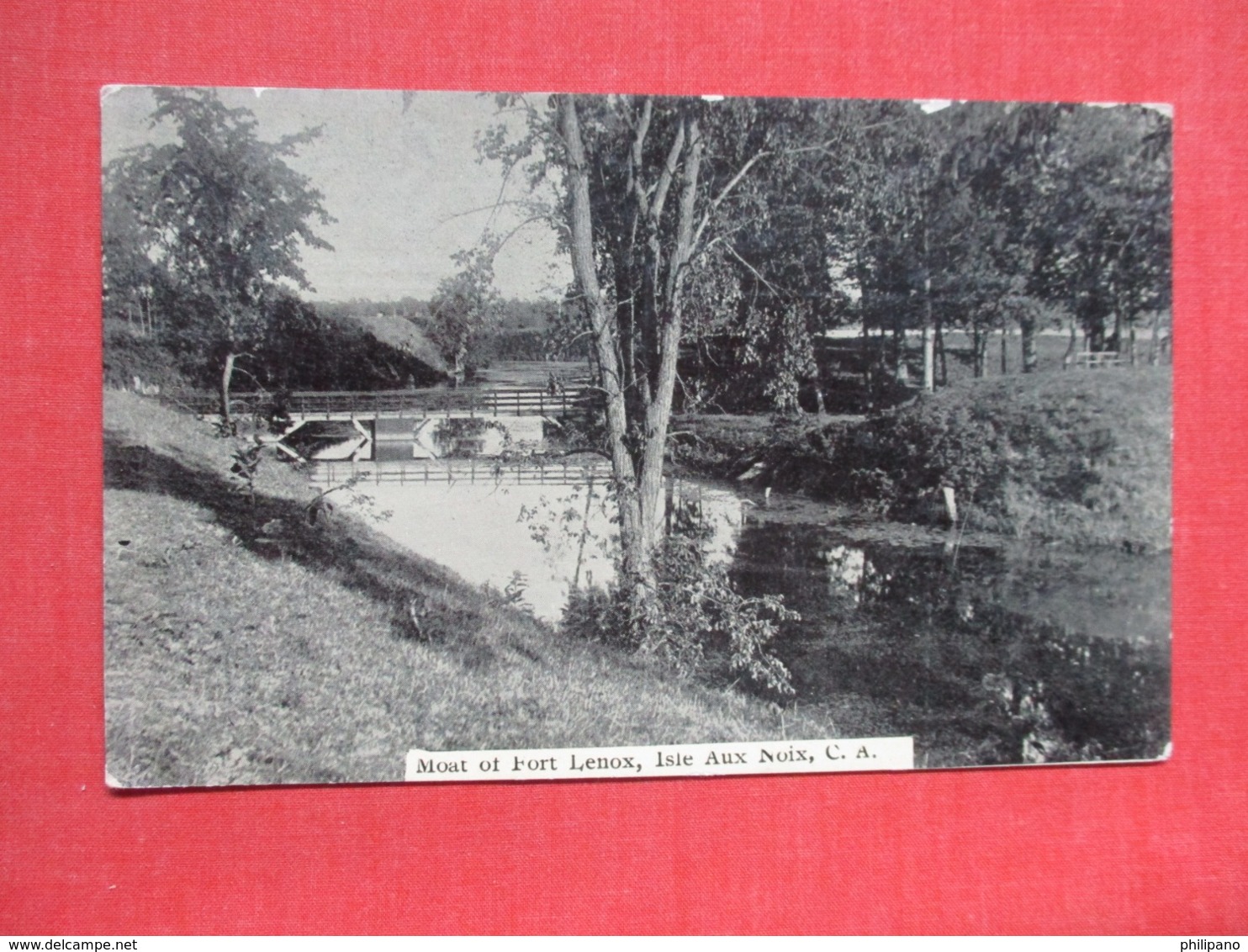 Isle Aux Noix Quebec Canada Moat Of Fort Lenox Scenic View Postcard    - 3700 - Other & Unclassified