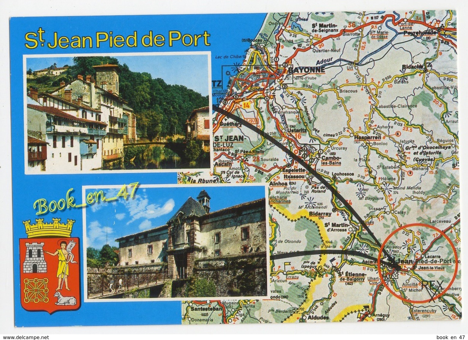 {81068} Saint Jean Pied De Port , Carte Et Multivues - Cartes Géographiques