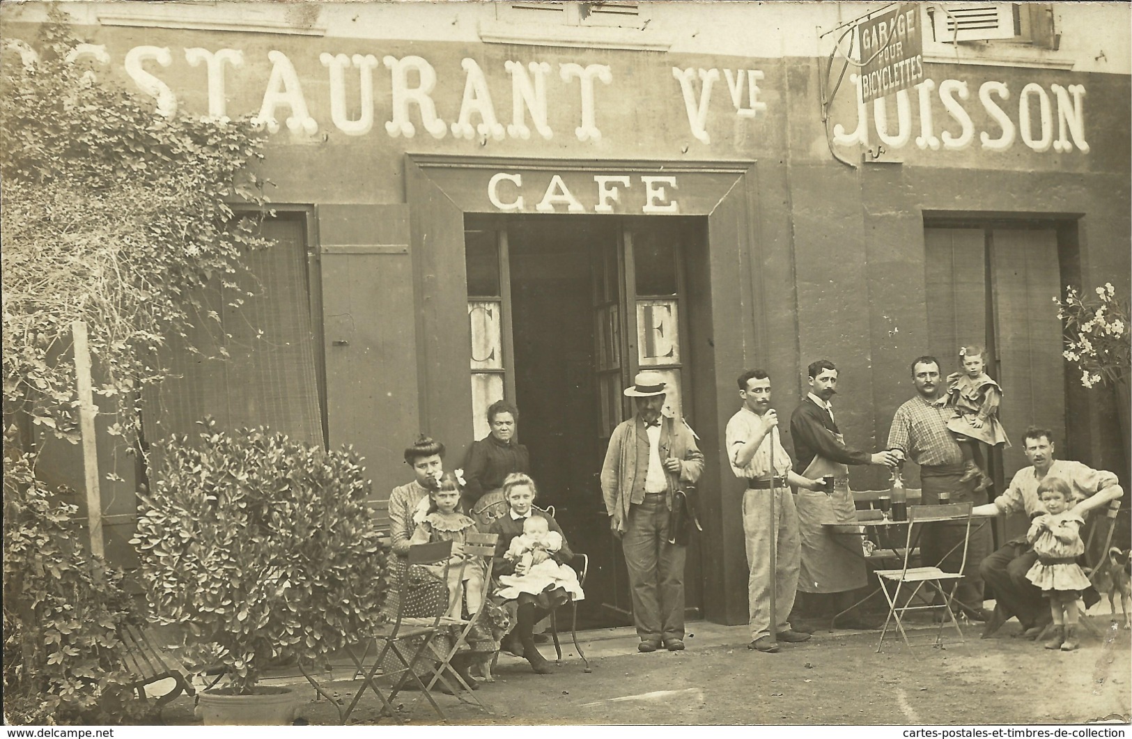 RESTAURANT Veuve JOISSON , Carte Photo Annimée Non Localisée - Restaurants