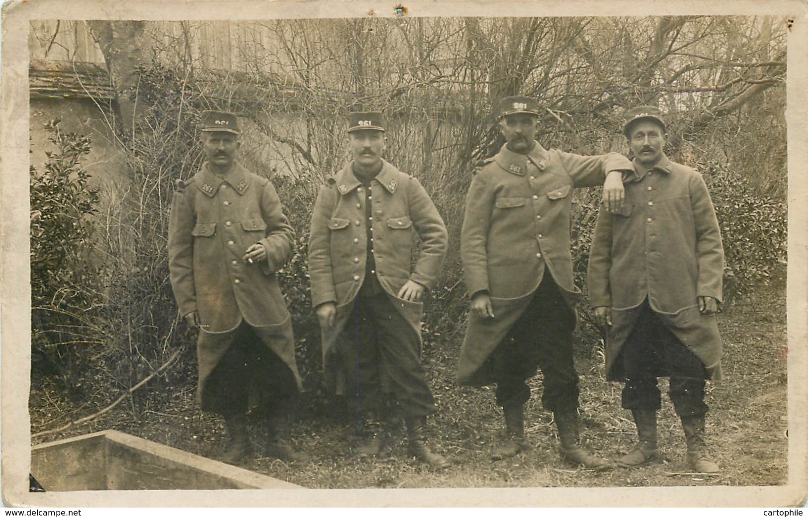 Carte Photo De Soldats Du 291e RI En 1915 - Characters