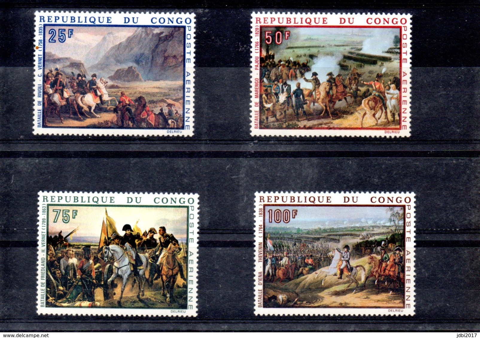 Congo Nº Aereo 80-83 Napoleón, Serie Completa En Nuevo 11 € - Napoléon