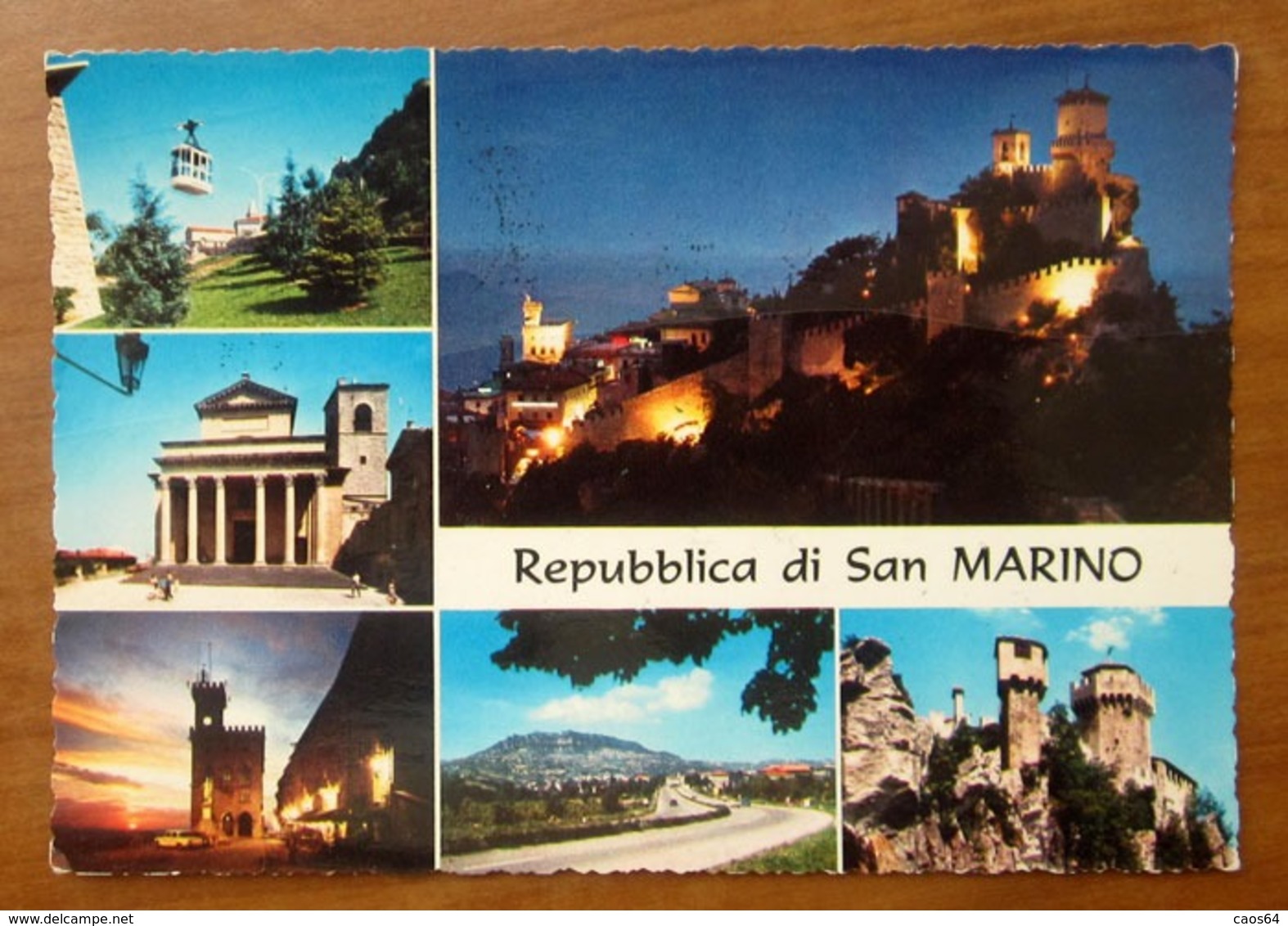 San Marino  Vedute  Cartolina  Viaggiata - San Marino