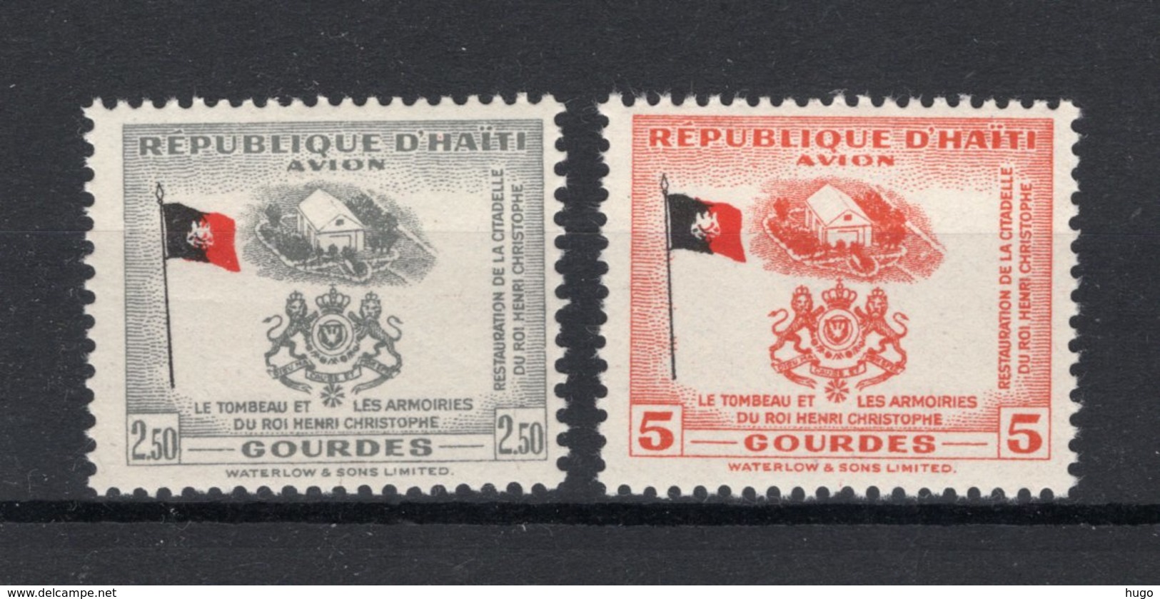 HAITI Yt. PA90/91 MNH** Luchtpost 1954 - Haití