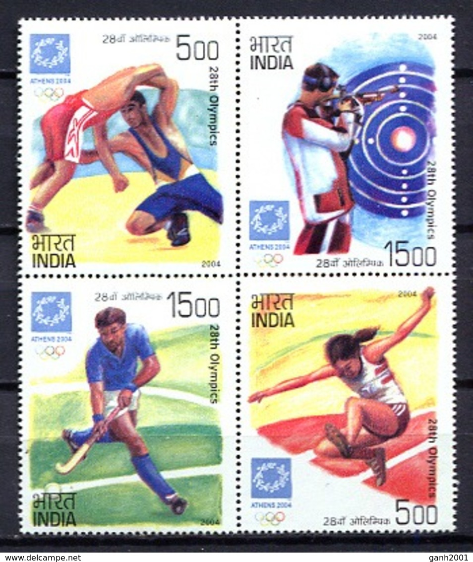 India 2004 / Olympic Games Athens MNH Juegos Olímpicos Atenas / Cu2811  31-63 - Ete 2004: Athènes