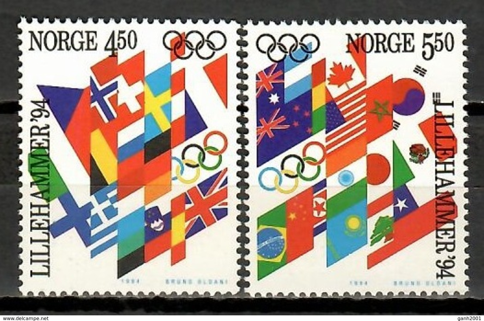 Norway 1994 Noruega / Winter Olympic Games Lillehammer MNH Juegos Olimpicos De Invierno / Jx30  32-1 - Winter 1994: Lillehammer