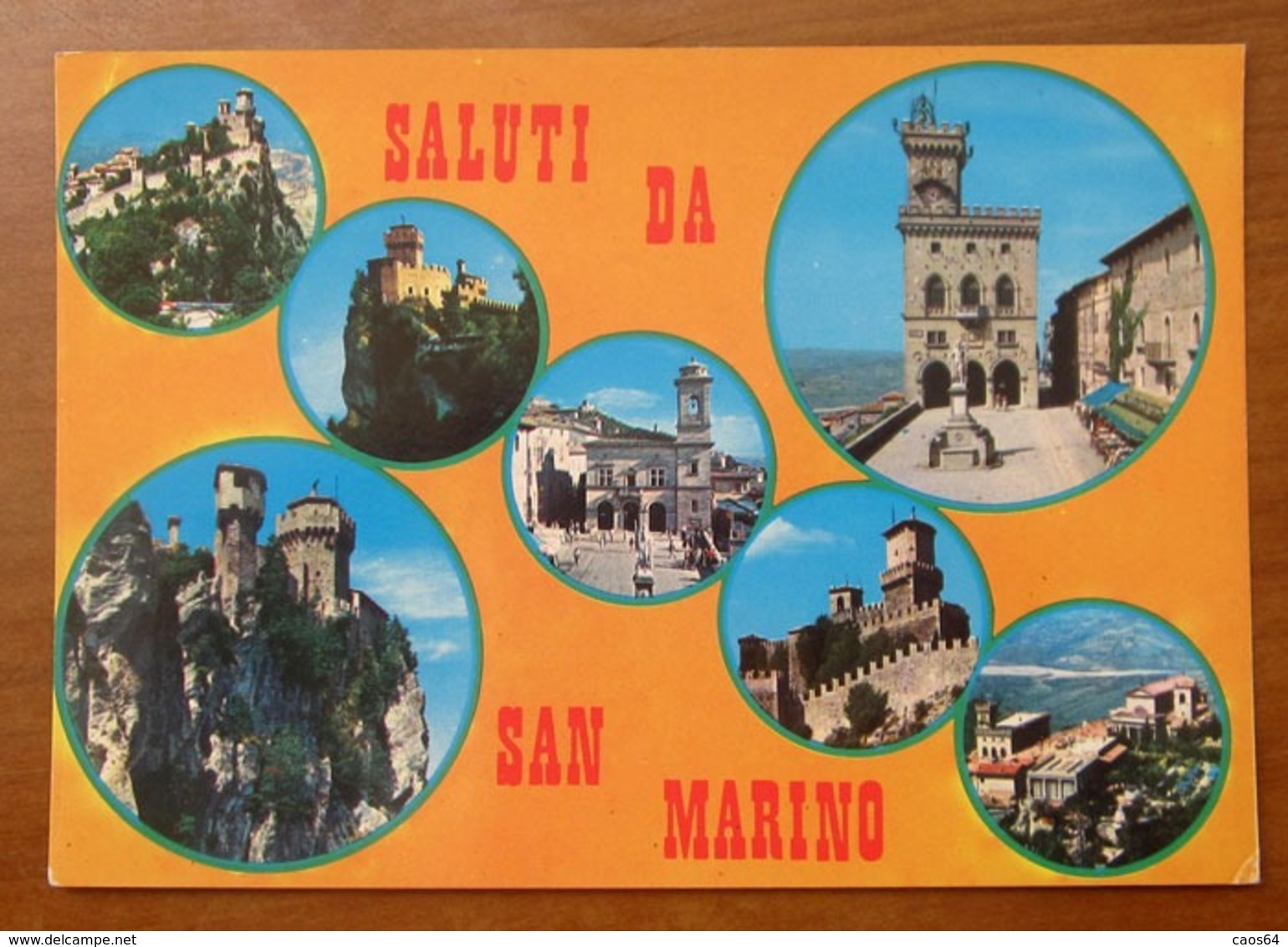 San Marino Saluti Vedute  Cartolina Non Viaggiata - San Marino