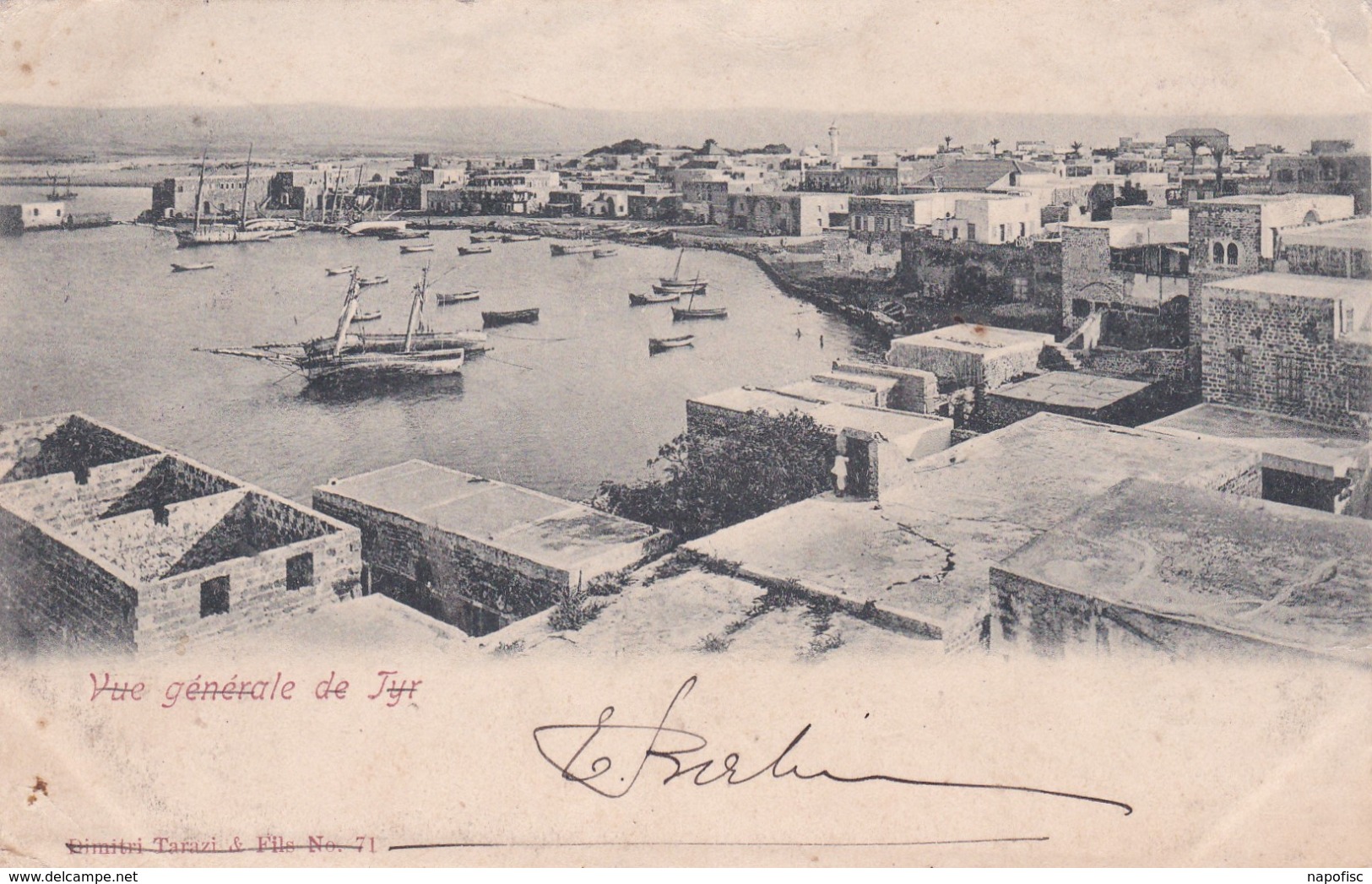 Liban-Tyr Vue Générale 1903 - Lebanon