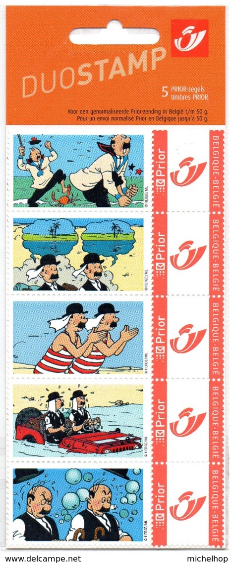 DUOSTAMP - HERGE - 5 Timbres (sous Blister D'origine) - Autres & Non Classés