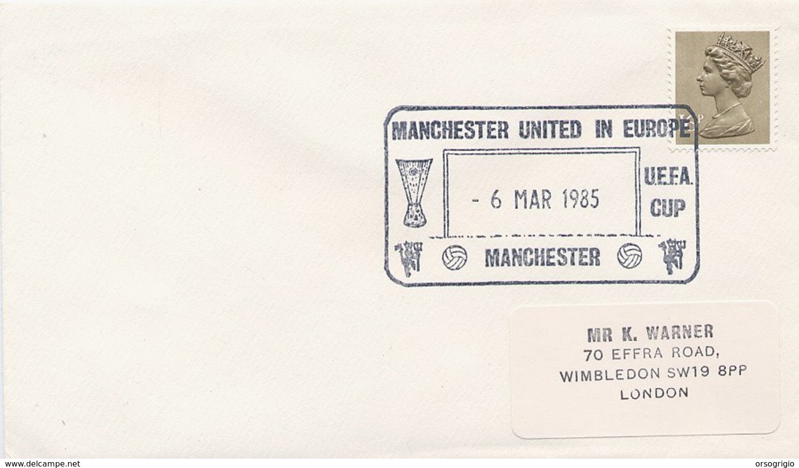 GRAN BRETAGNA - MANCHESTER 6 MAR 1985 - F.A. CUP  IN  EUROPE - Europei Di Calcio (UEFA)