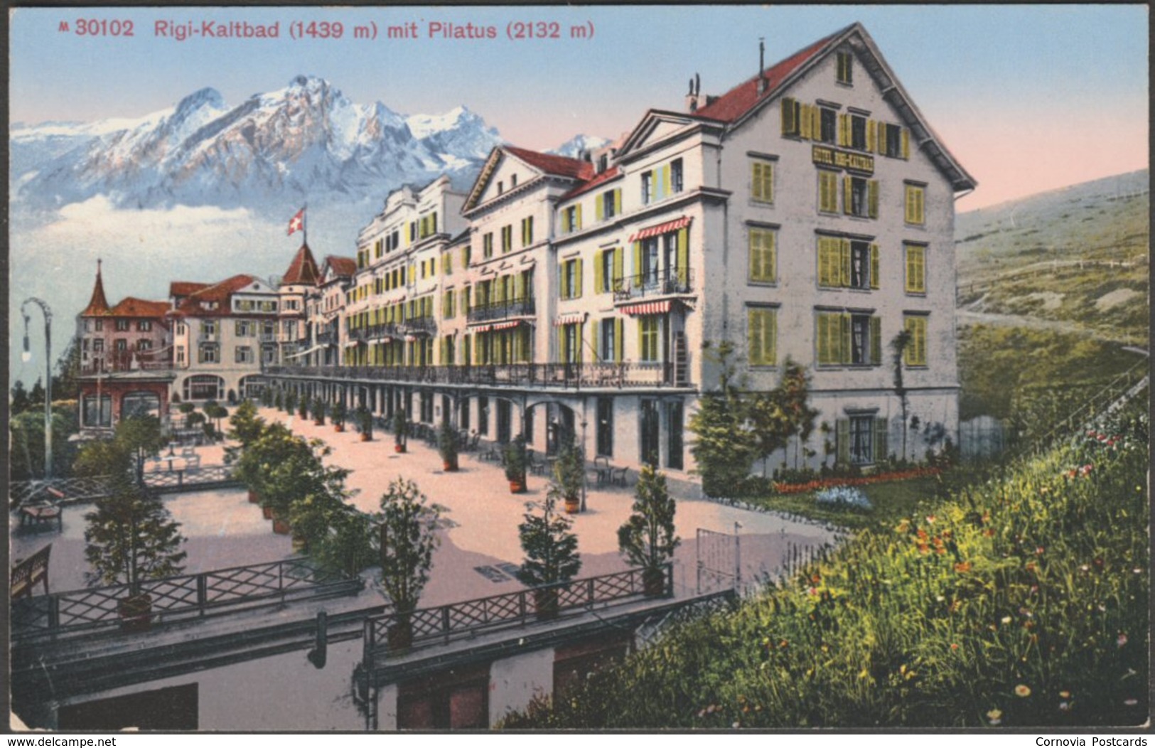 Rigi-Kaltbad Mit Pilatus, Luzern, C.1910s - Photoglob AK - Lucerne