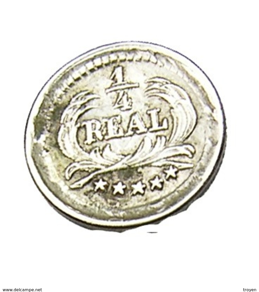 1/4 De Réal - Guatemala - Argent 835/..  - 1891 - TTB - Guatemala