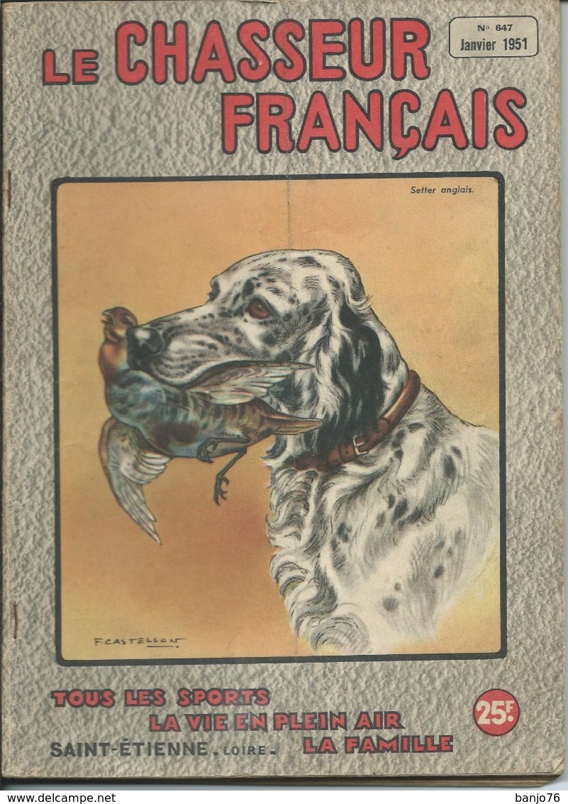 Le Chasseur Français - N° 647 - Janvier 1951 - Setter Anglais - Hunting & Fishing