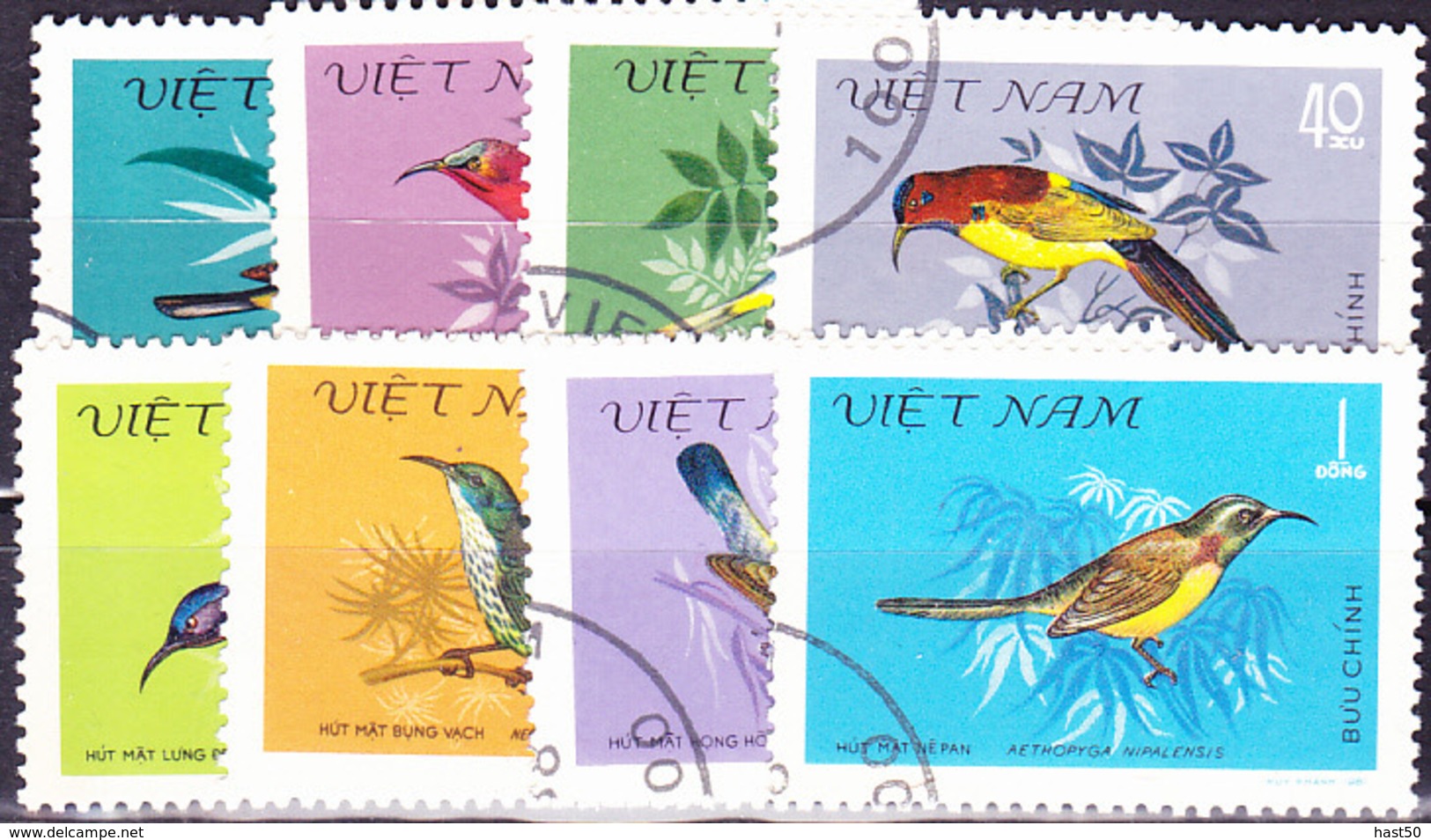 Vietnam - Vögel (MiNr: 1171/78) 1981 - Gest Used Obl - Vietnam