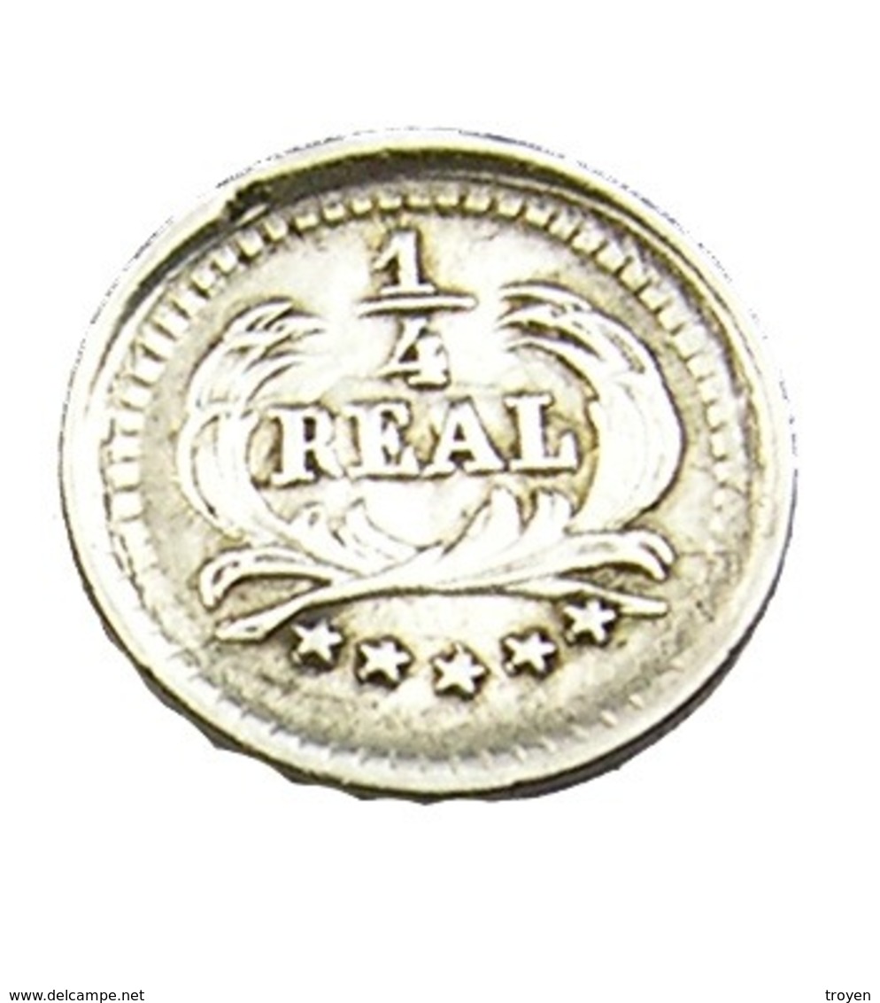 1/4 De Réal - Guatemala - Argent 835/..  - 1891 - TTB - Guatemala