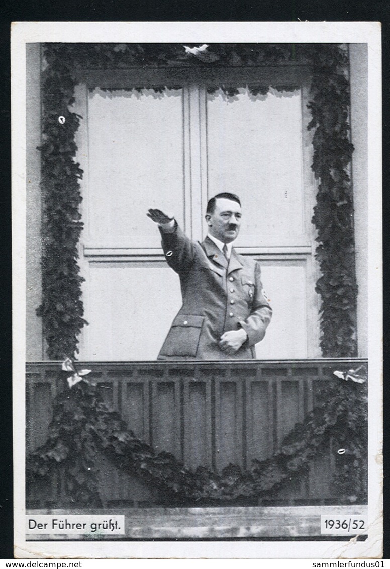 AK/CP   Adolf  Hitler  Reichsparteitag  Propaganda  Nazi  Gel/circ. 1936   Erhaltung/Cond. 2 - / 3  Nr. 00896 - Guerra 1939-45