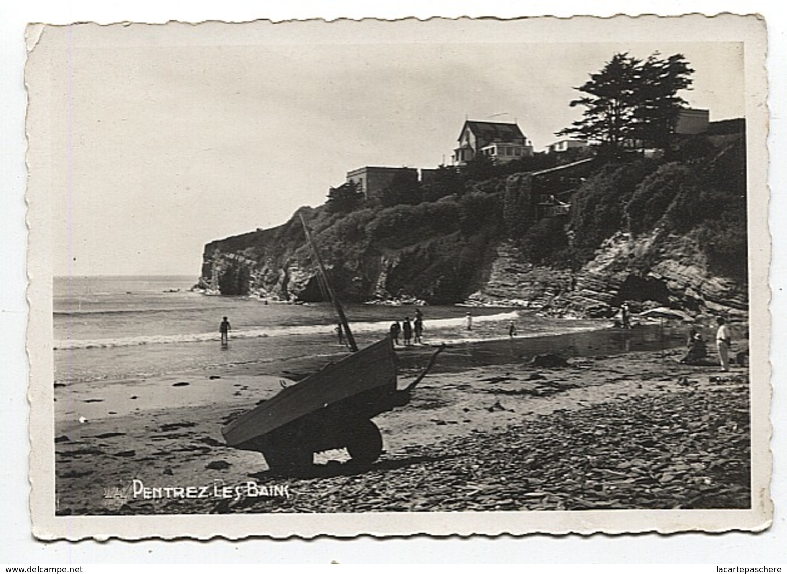 X122676 BRETAGNE FINISTERE PENTREZ LES BAINS LA POINTE DE PENTREZ - Autres & Non Classés