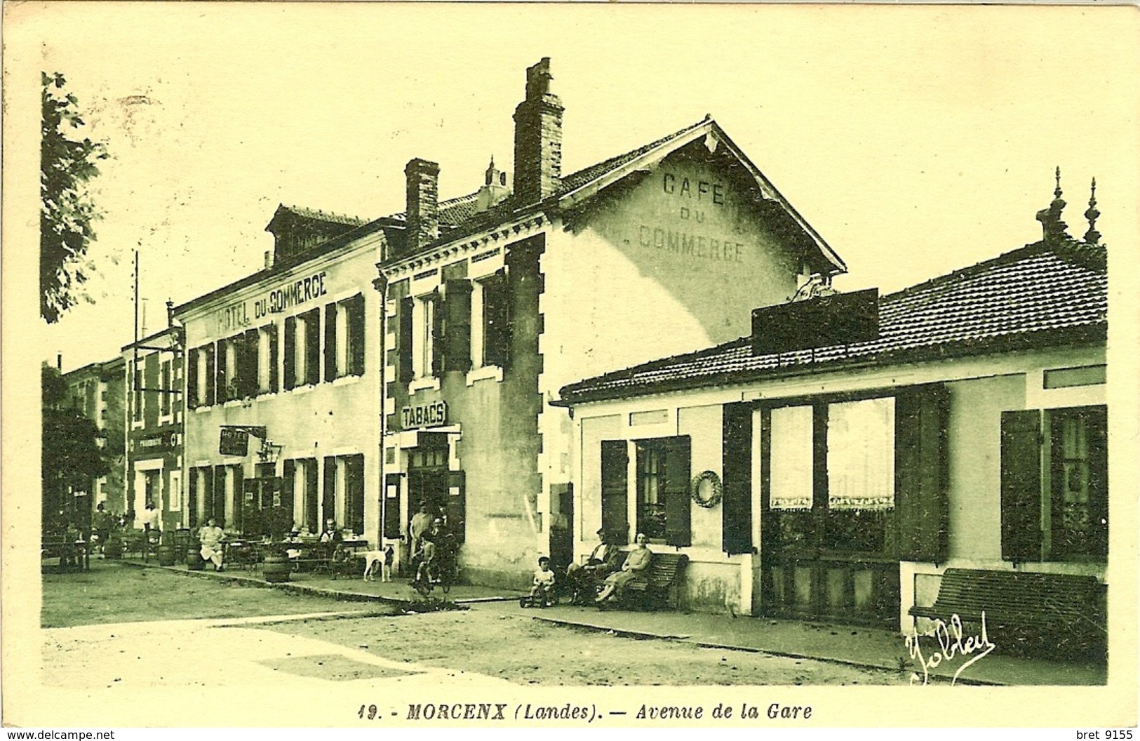 40 CAFE HOTEL DU COMMERCE TABACS AVENUE DE LA GARE - Morcenx