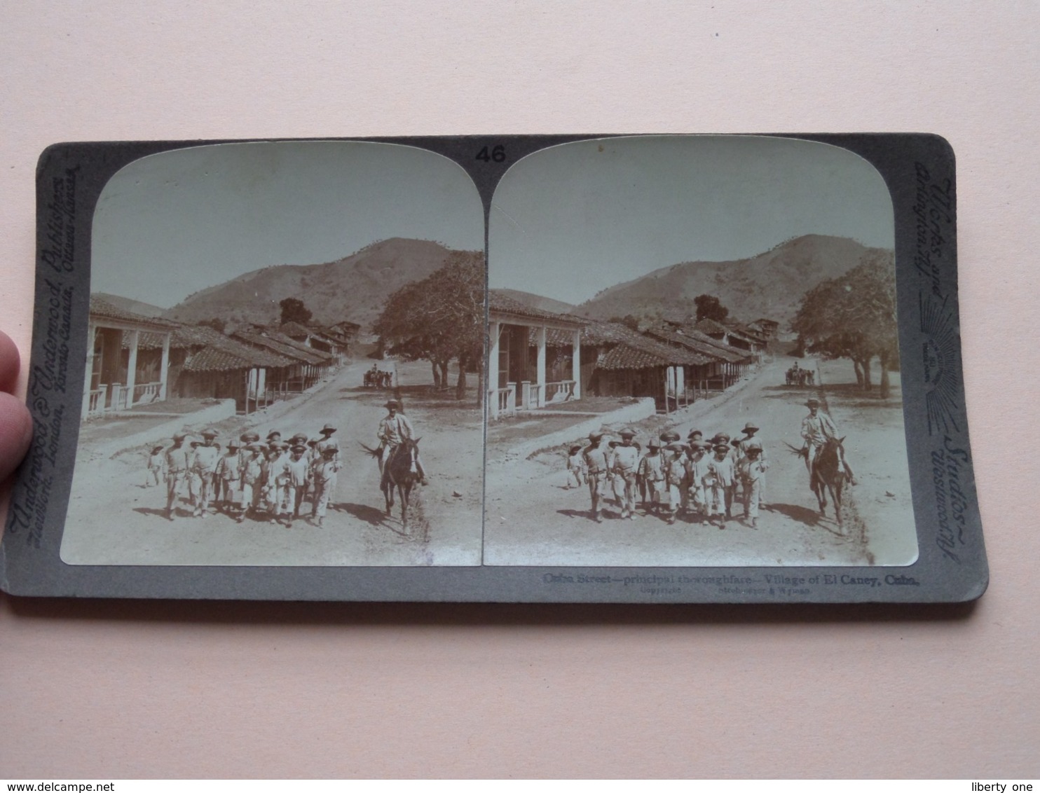 Cuba Street - Village Of EL CANEY > CUBA ( 46 ) > ( Stereo Photo : Strohmeyer > See Photo ) ! - Photos Stéréoscopiques