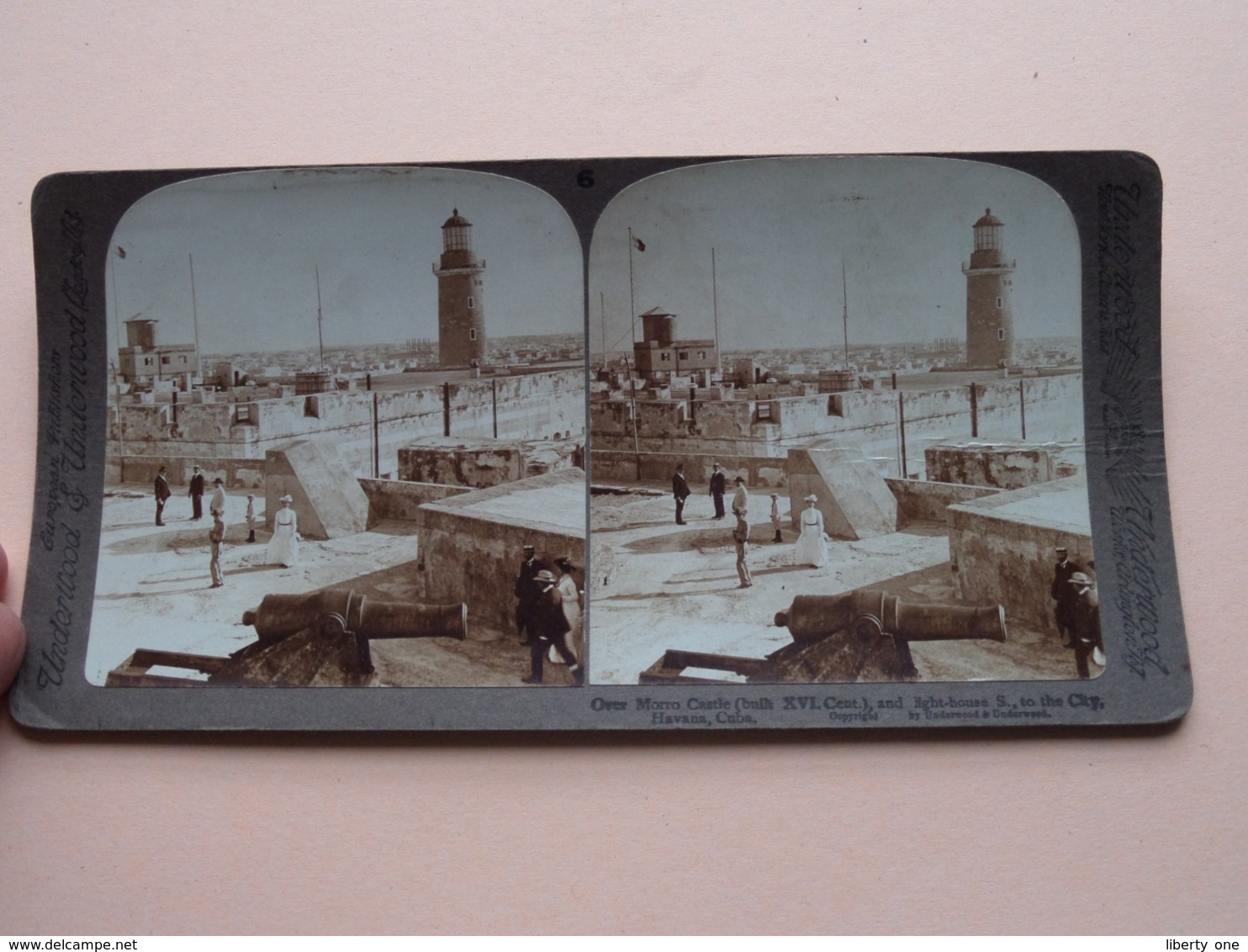 MORRO Castle And Light House > HAVANA, CUBA (6576) ( Stereo Photo : Underwood > See Photo ) ! - Photos Stéréoscopiques