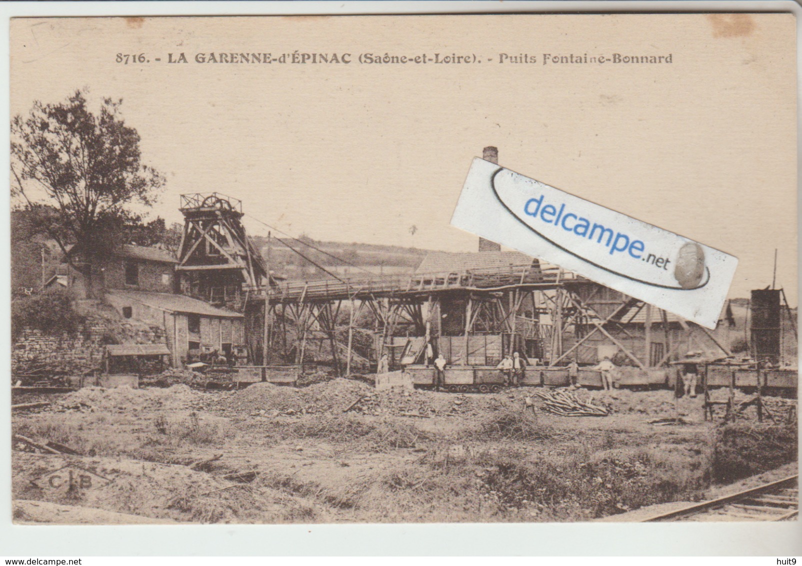 La GARENNE D'EPINAC : Puits Fontaine-Bonnard,animée. - Autres & Non Classés