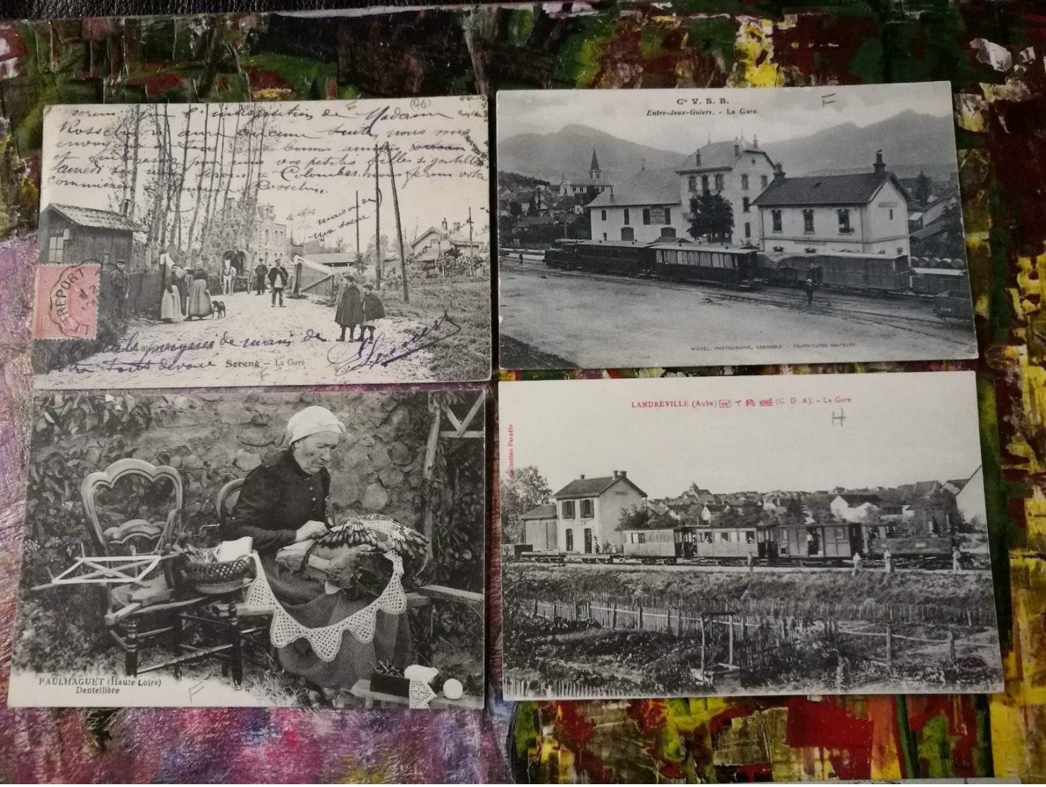 Lot De 65 CPA France Régional. Superbe Ensemble, Trains  Marché  Commerces  Villages Animations......Tout Est Scanné - 5 - 99 Postcards