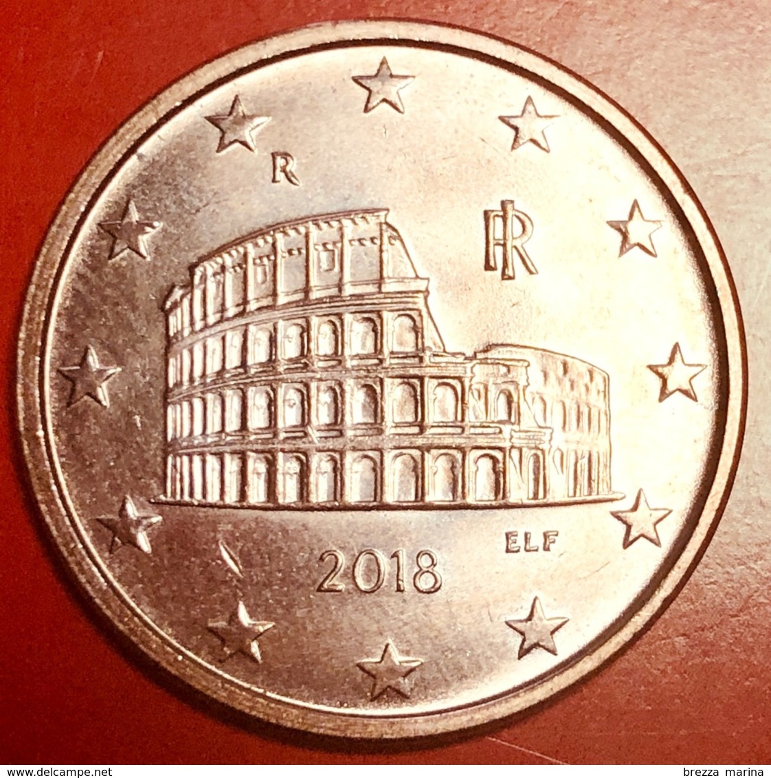 ITALIA - 2018 - Moneta - Anfiteatro Flavio (Colosseo) - Euro - 0.05 - Italia