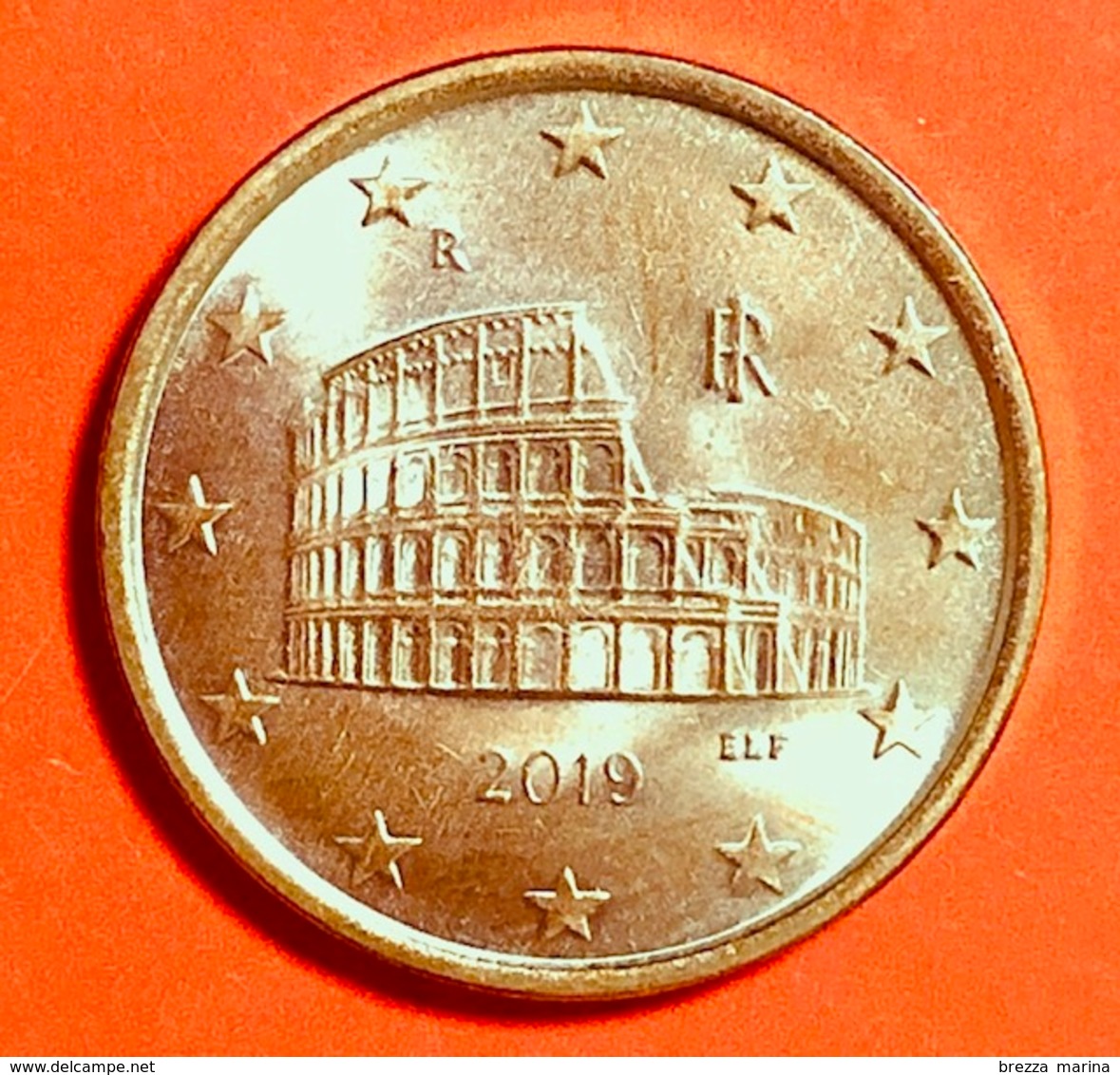 ITALIA - 2019 - Moneta - Anfiteatro Flavio (Colosseo) - Euro - 0.05 - Italia