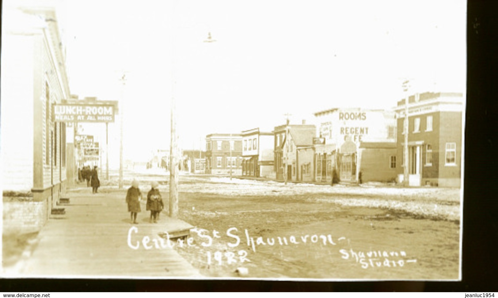 CANADA SHAUNAVON LA FETE EN 1922    PHOTO CARTE - Other & Unclassified