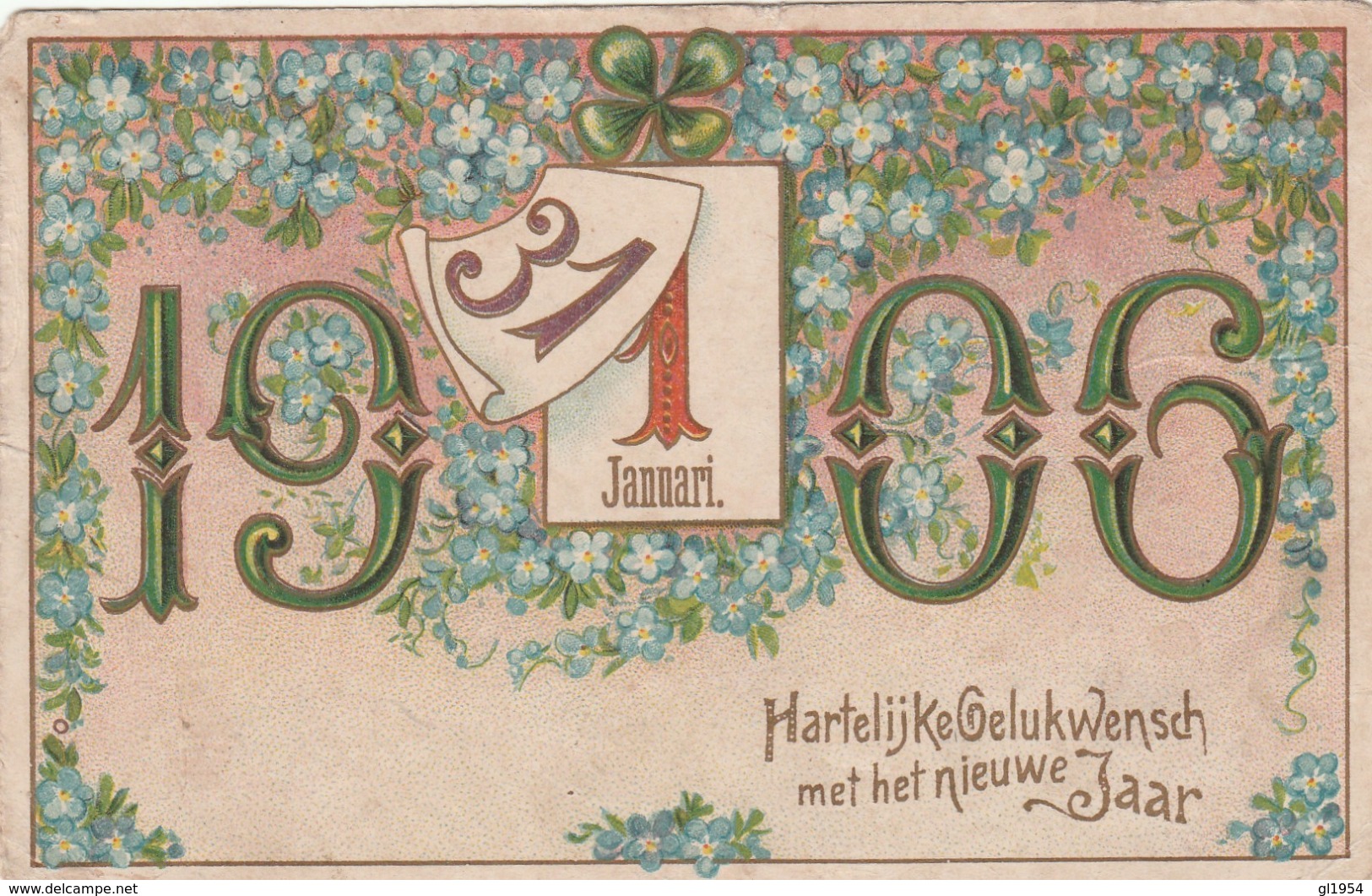 1906 ( Reliefkaart ) - New Year