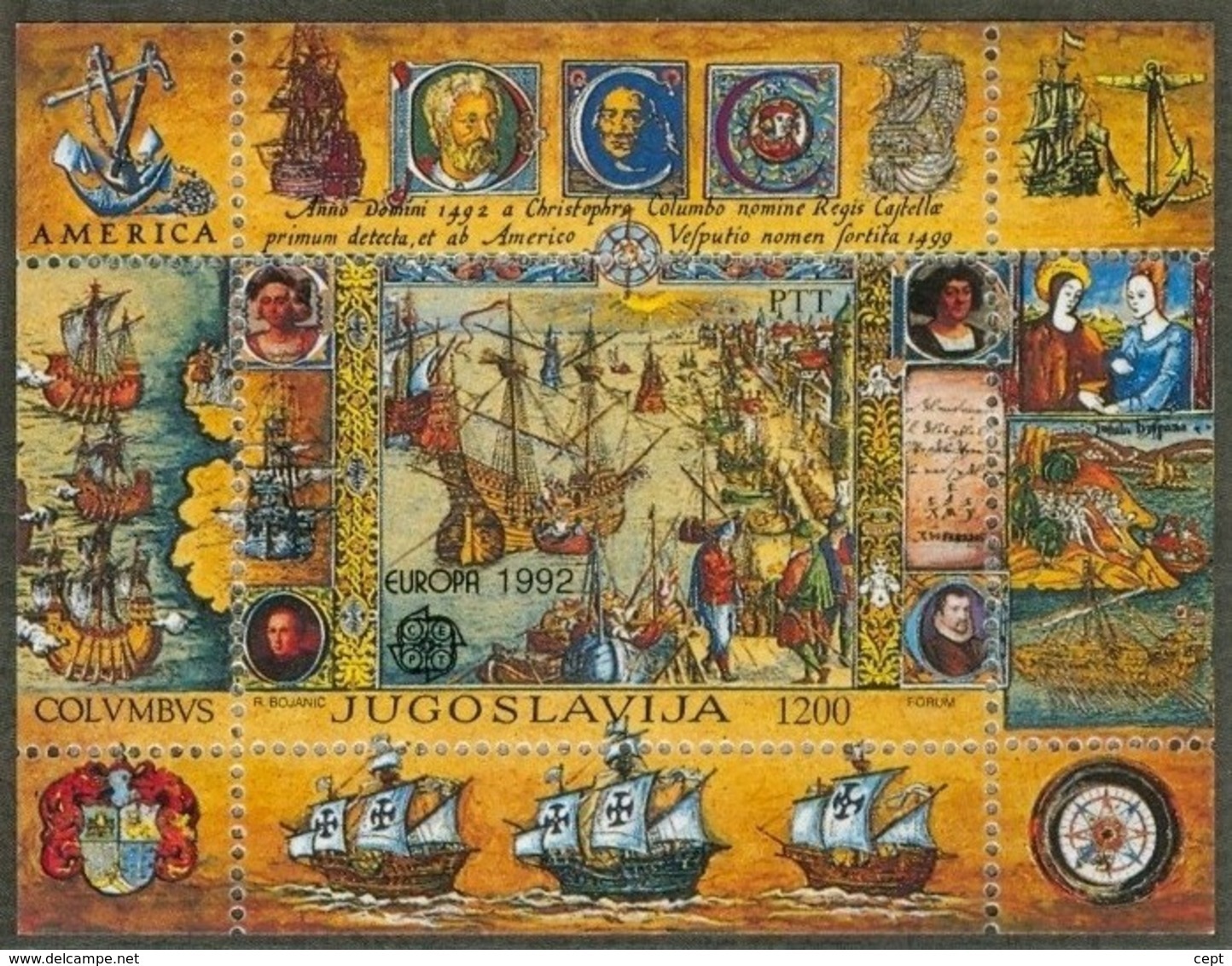 Jugoslavia 1992  - Europa Cept -  Block  MNH** - 1992