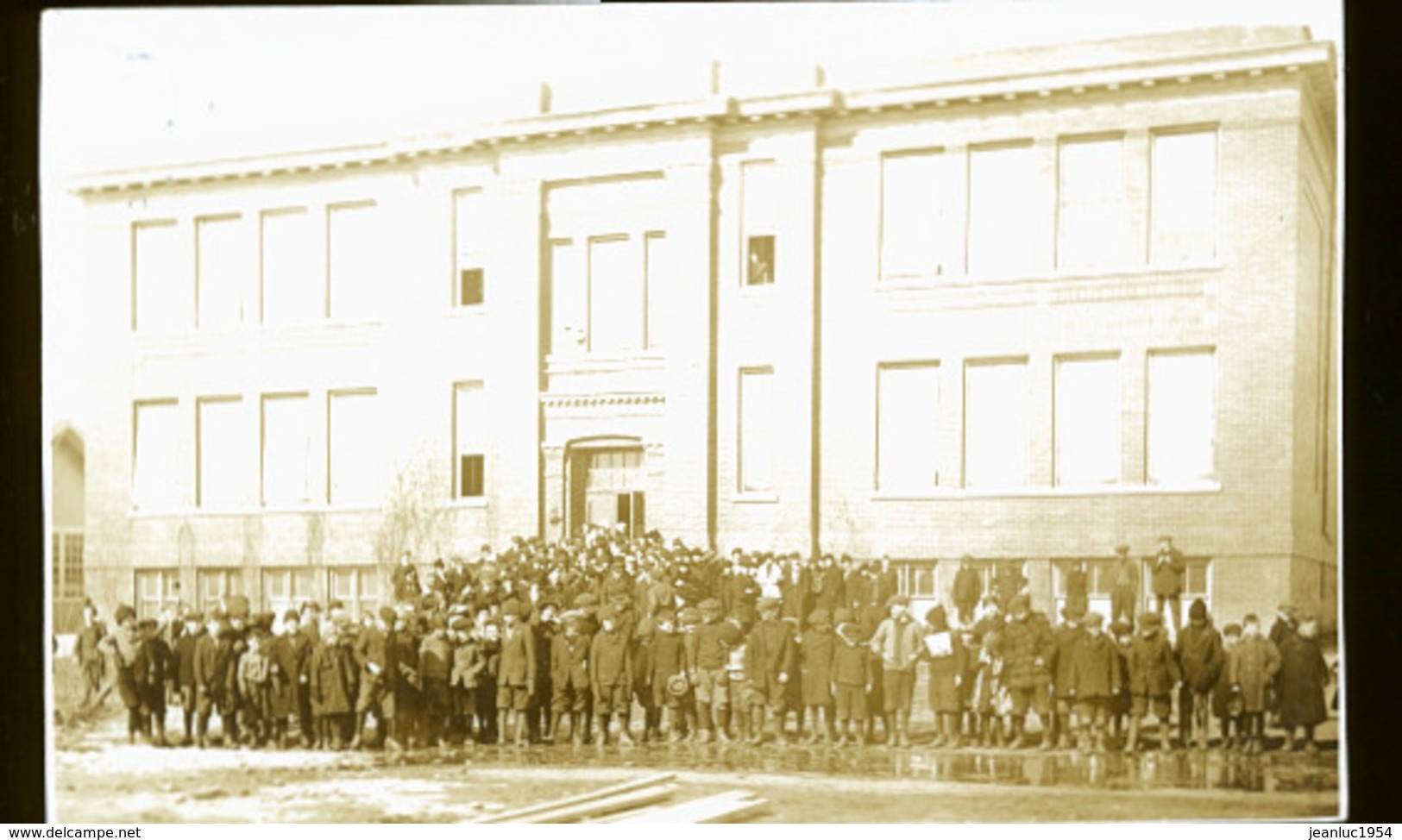 CANADA SHAUNAVON  EN 1922    PHOTO CARTE ECOLE - Altri & Non Classificati