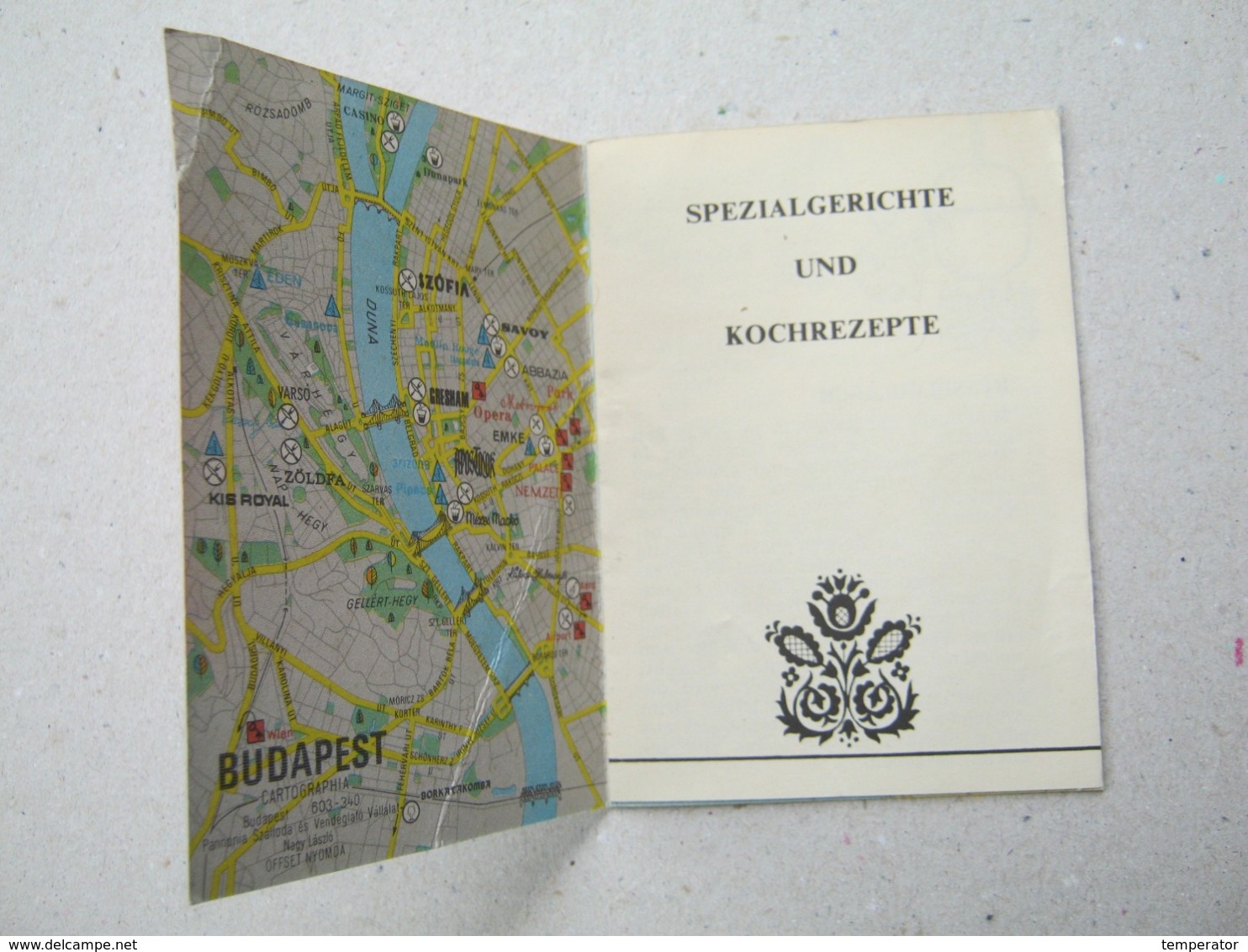 Recipes / Ungarische Nationalkuche / Spezialgerichte Und Kochrezept / Nimm Mich Mit ! - Mini Brochure - Other & Unclassified