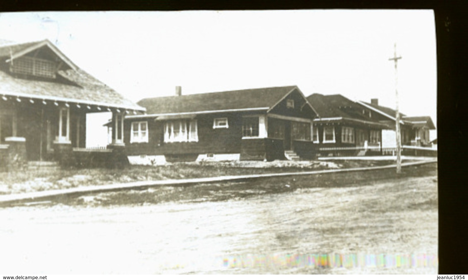 CANADA SHAUNAVON  EN 1922    PHOTO CARTE LA GARE - Altri & Non Classificati