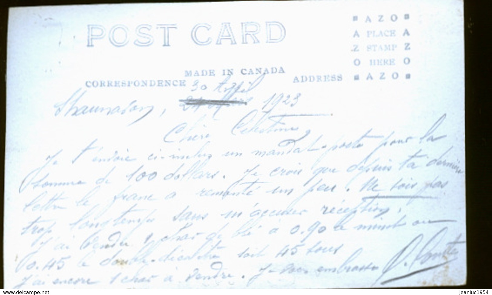 CANADA SHAUNAVON  EN 1922    PHOTO CARTE LA GARE - Autres & Non Classés
